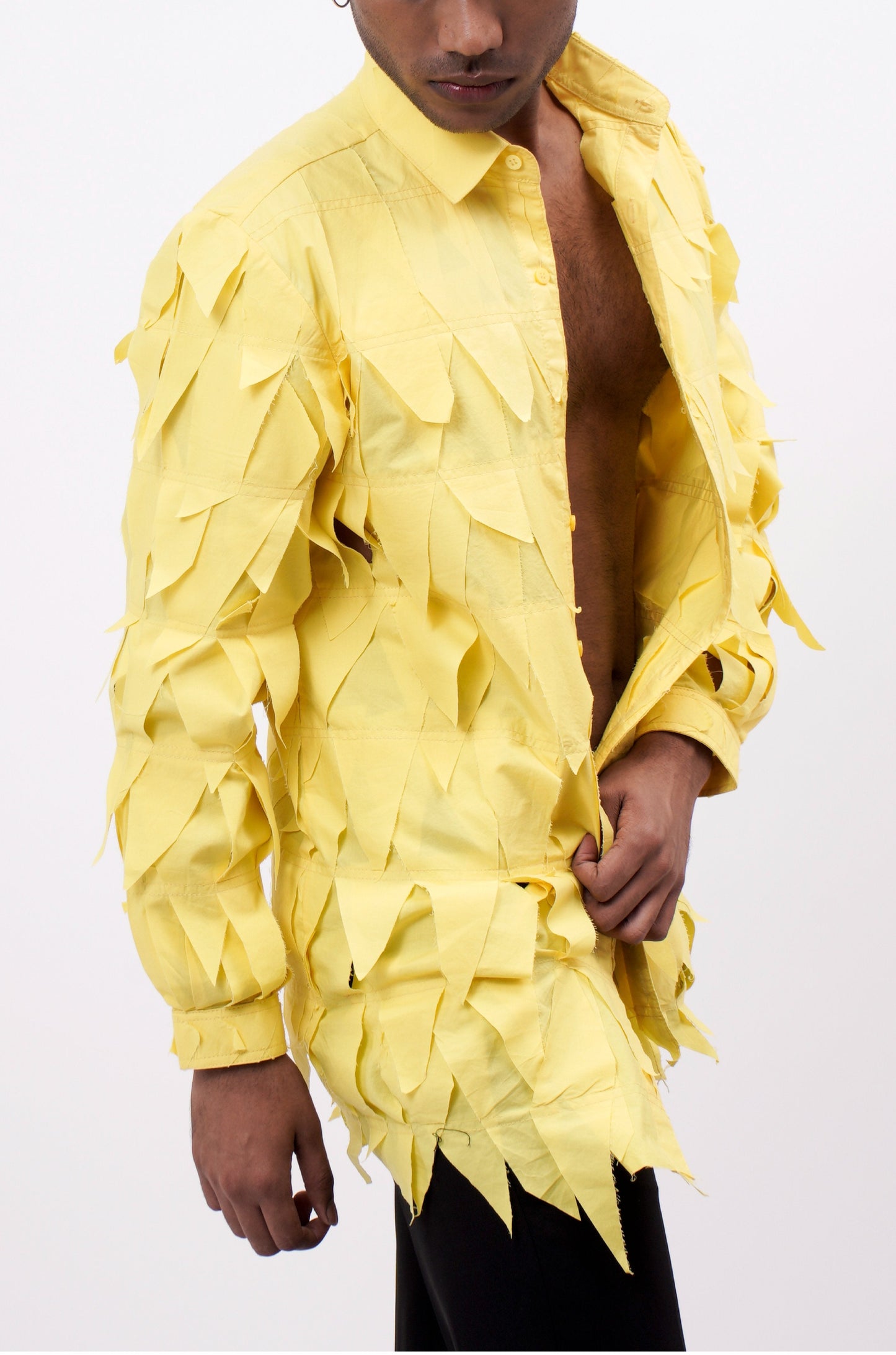 Handcrafted 1000 Panel Distressed Shirt