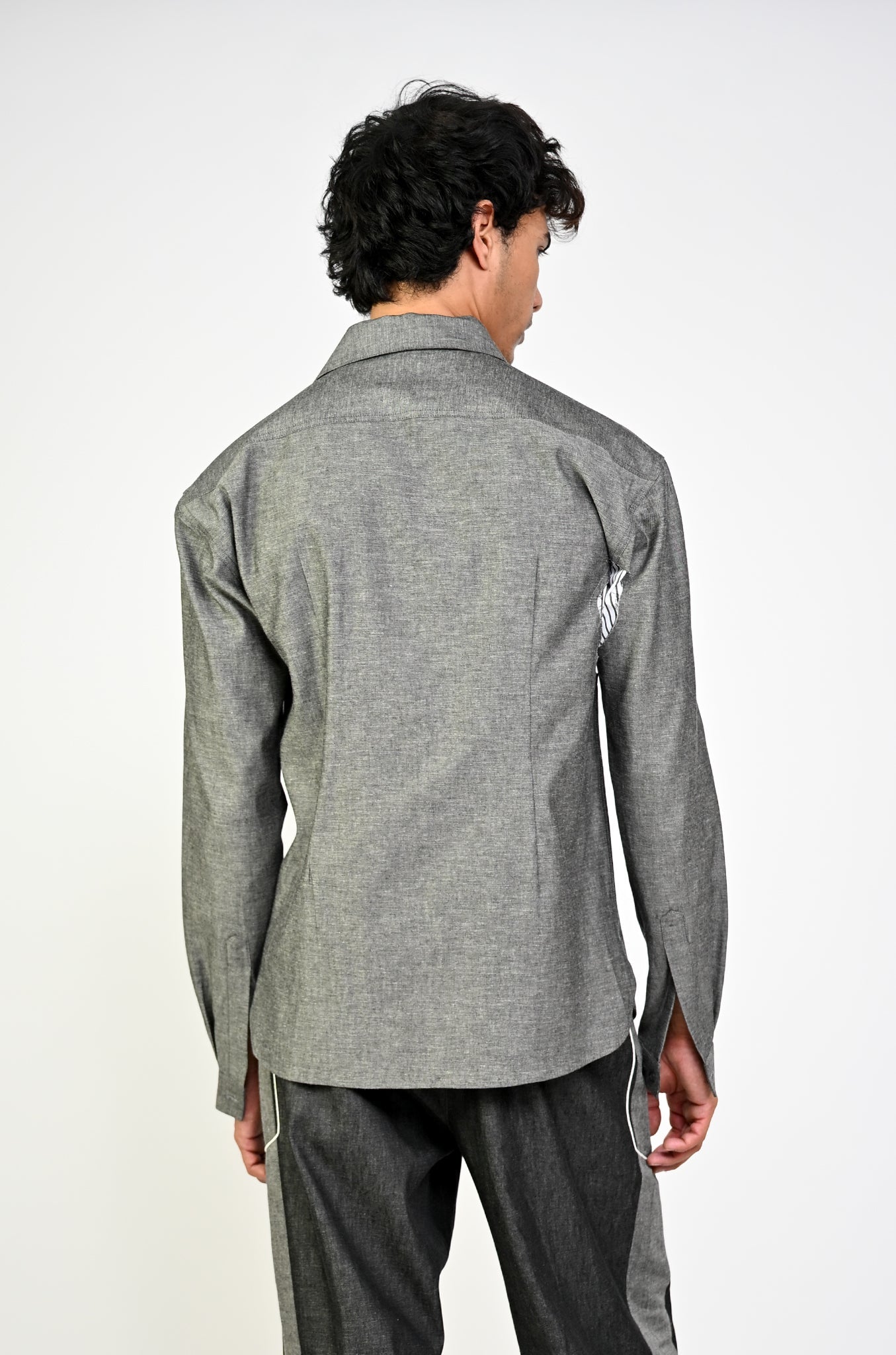 Classic denim shirt (Black)