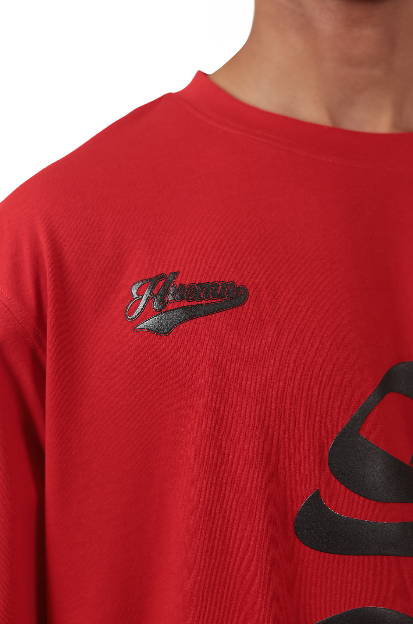 Shreyas Iyer x HUEMN 'SI' monogram T-shirt (Red)