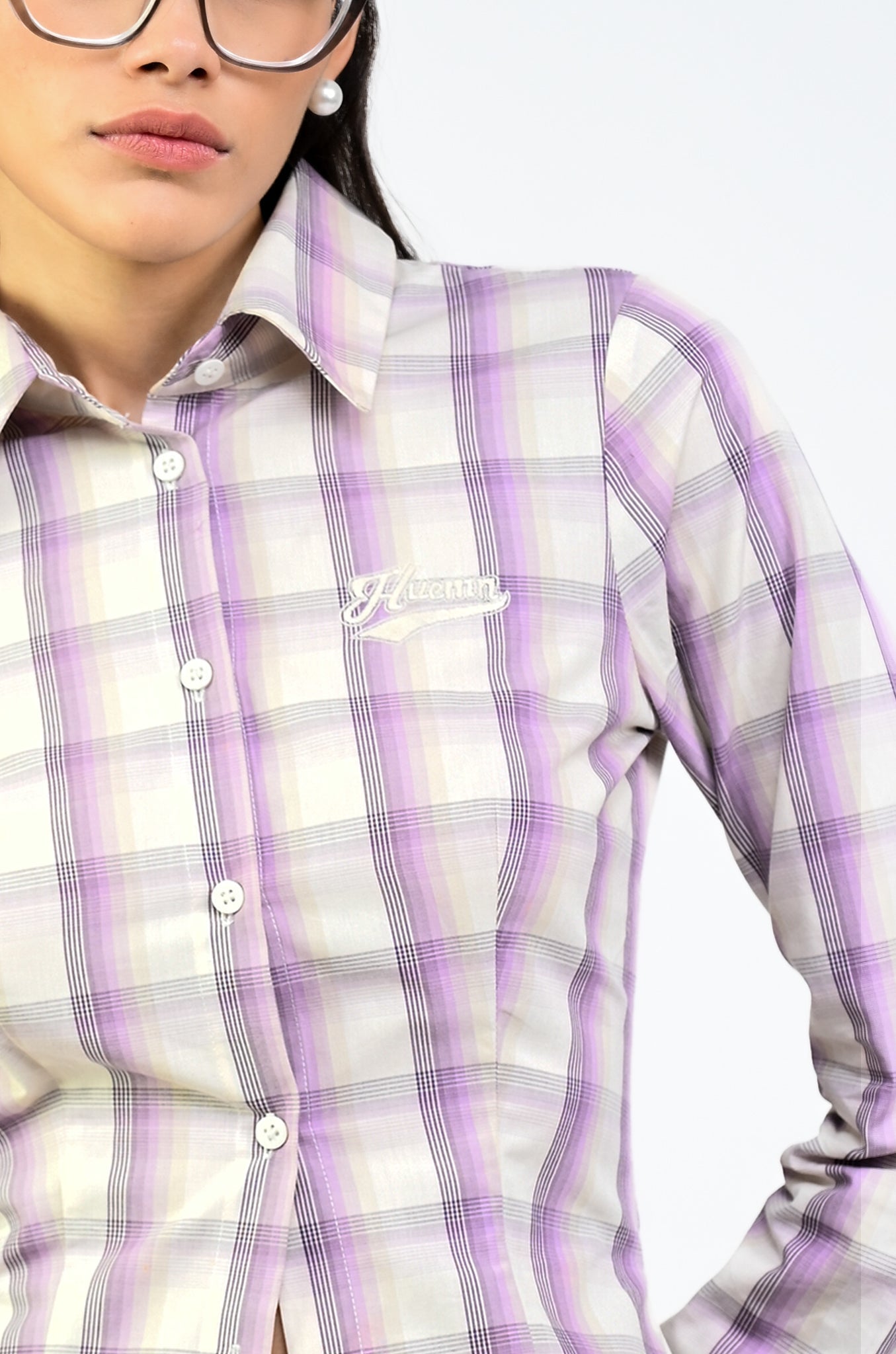 HUEMN Corset style shirt (White)