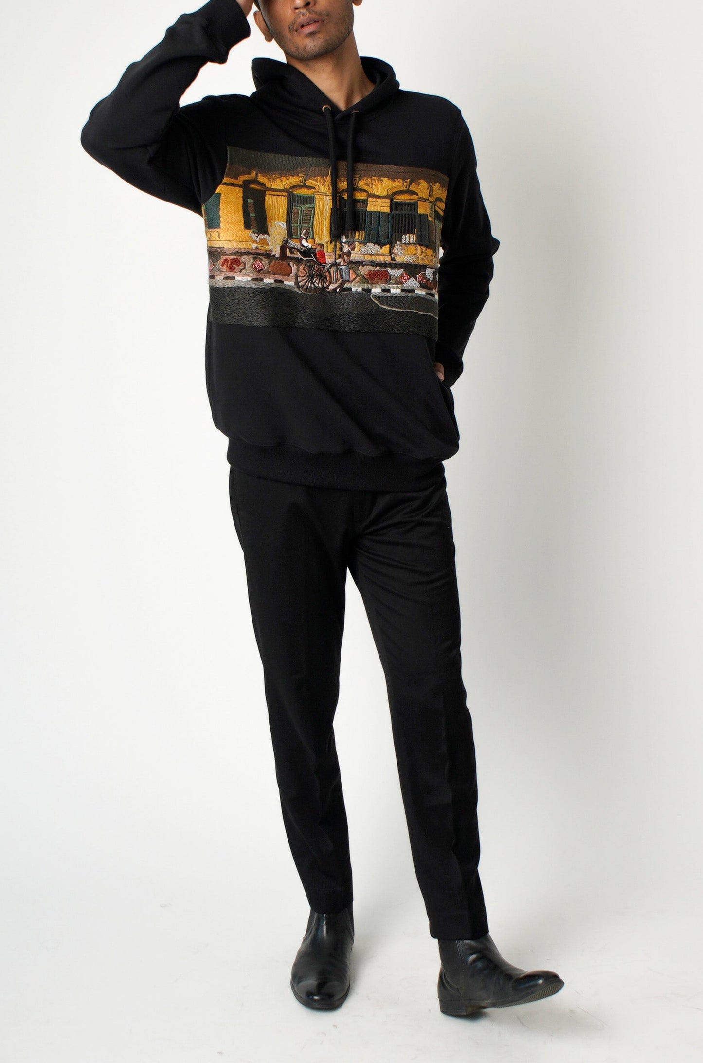 Handcrafted 'Kolkata' Hoodie