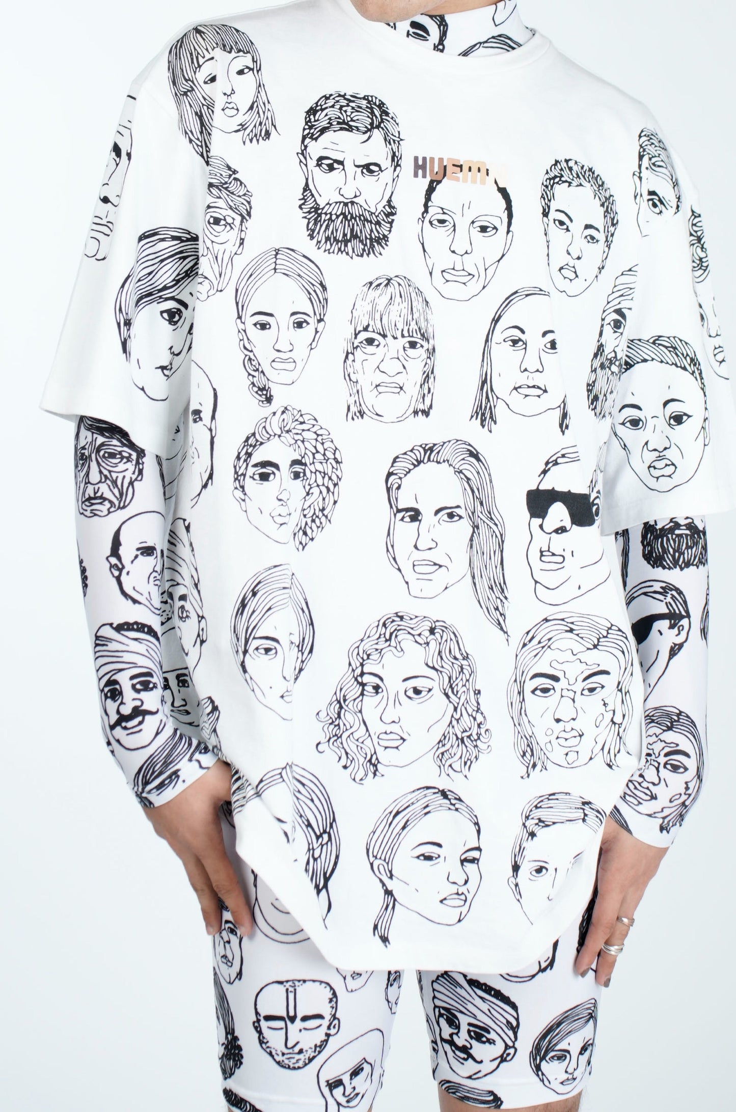 Diversity Bike Shorts (White)