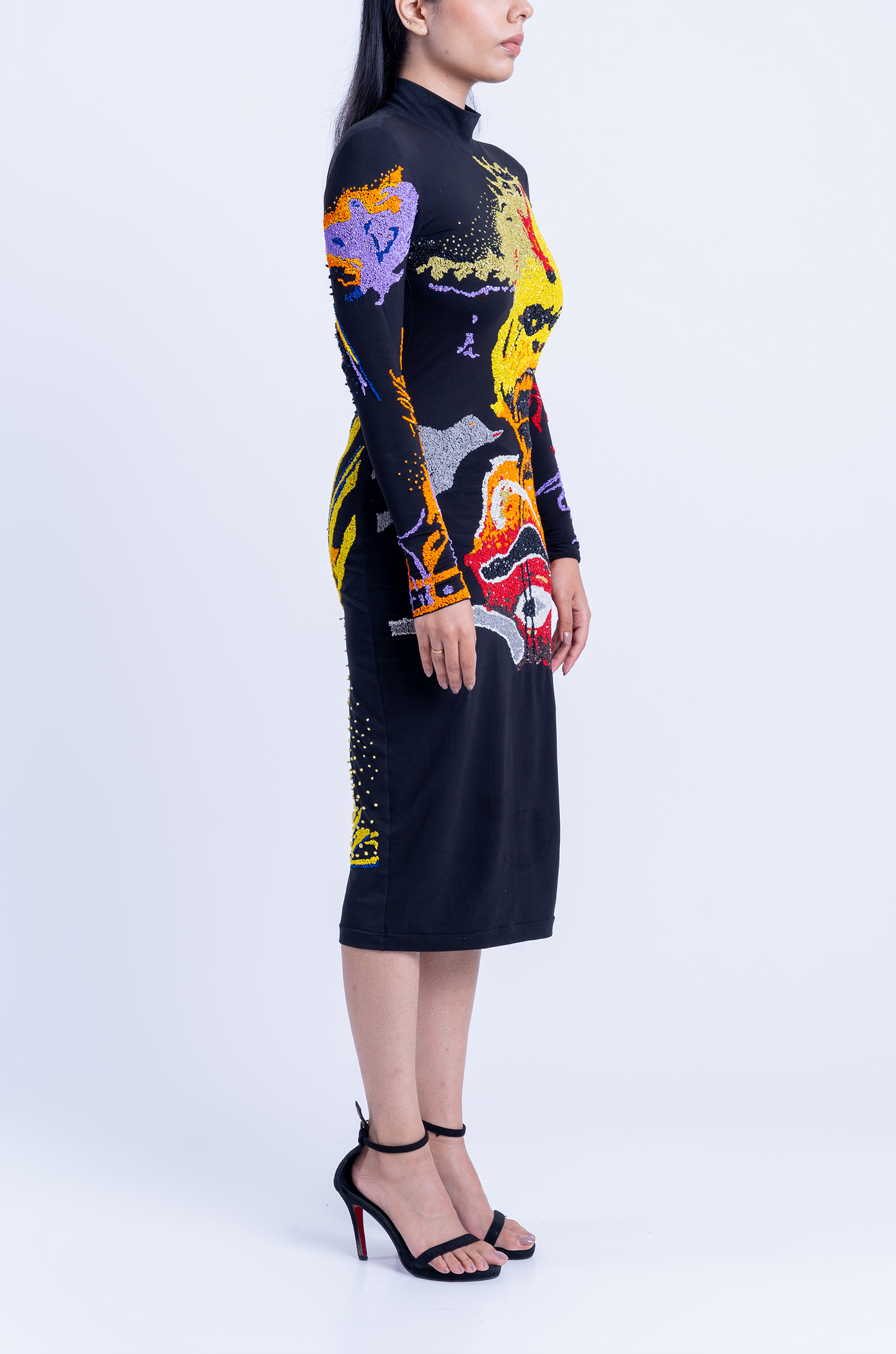 Handcrafted 'Return Of The Gorilla' Dress (Black)