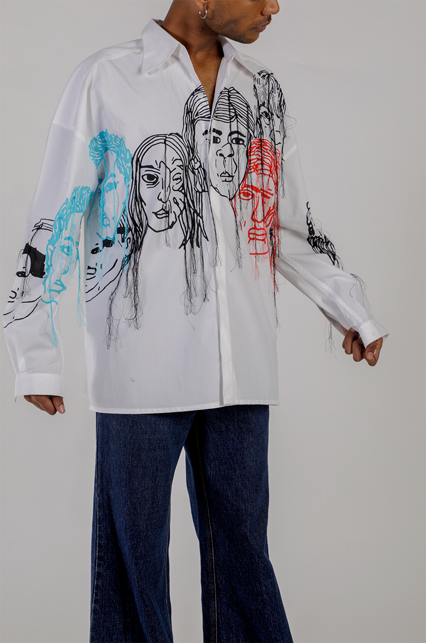 Handcrafted Diversity Stream Shirt 2.0 (White)