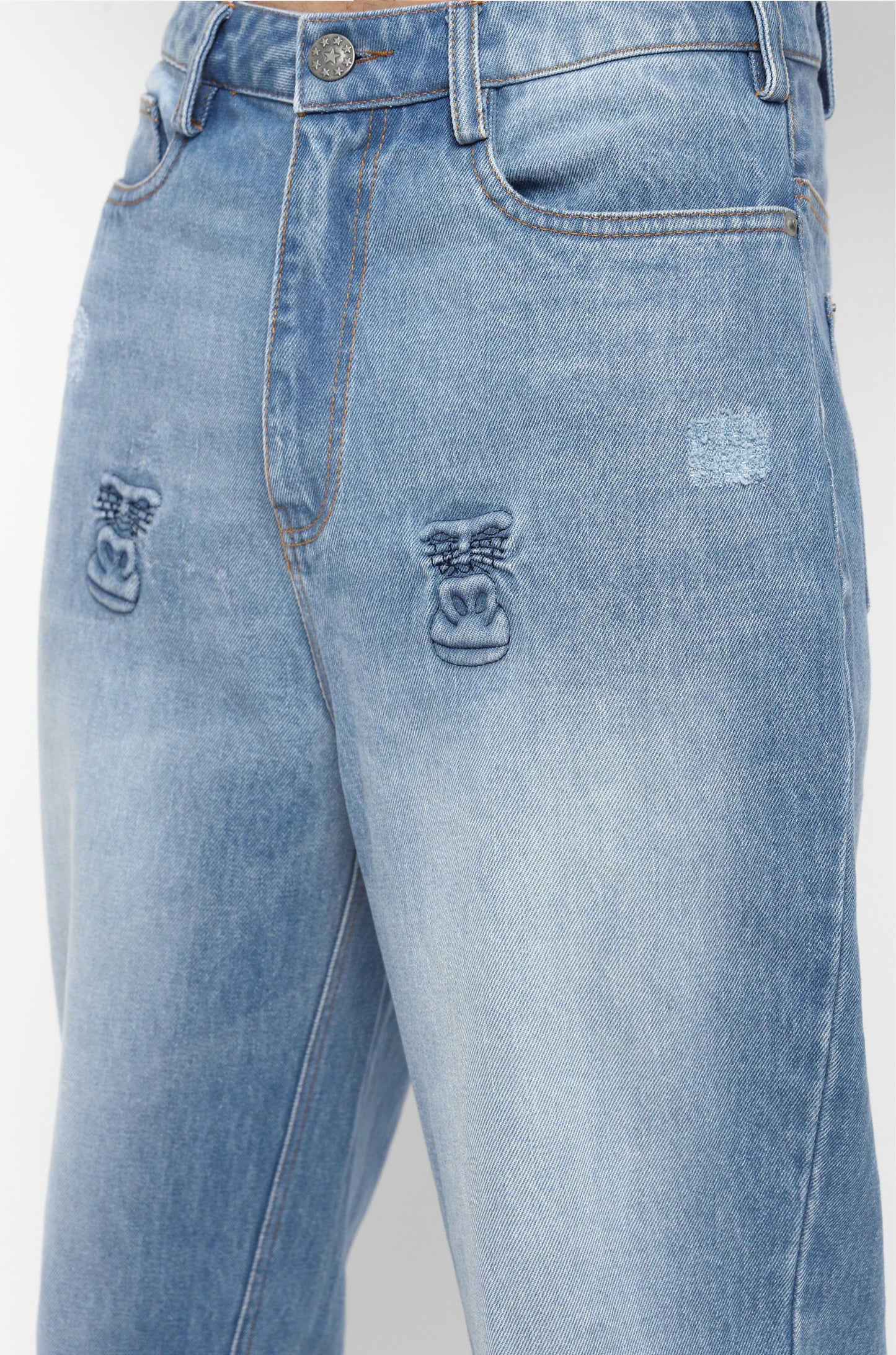 Huemn Evolution Gorilla Insignia Jeans (Light Wash)