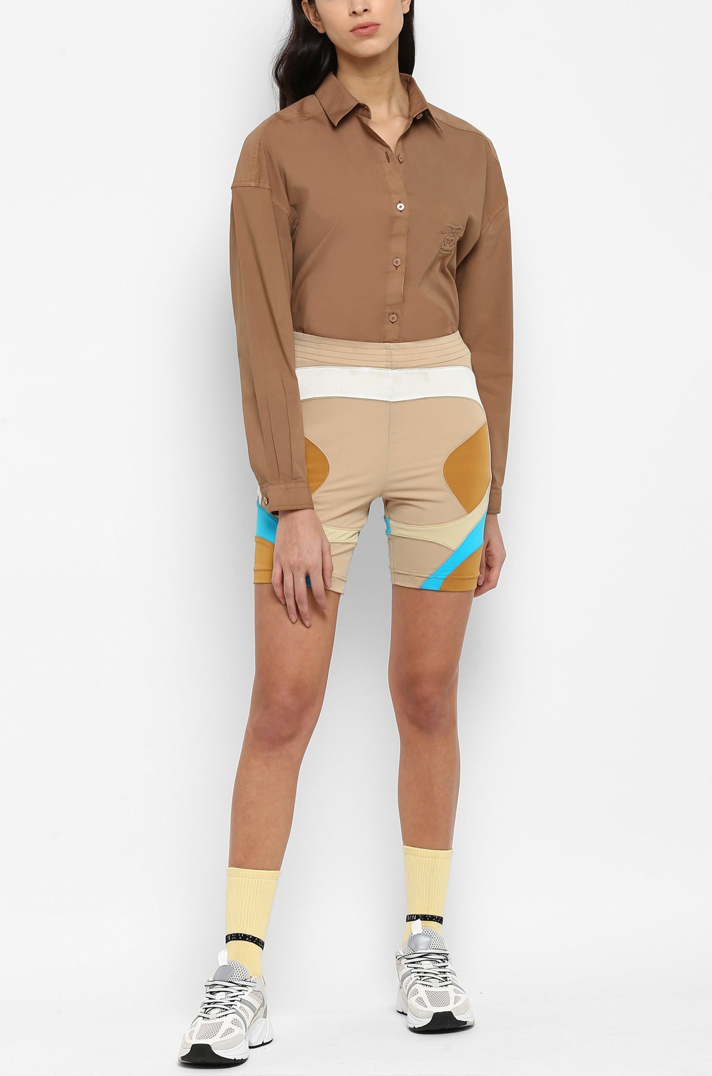 Huemn Gorilla Insignia Oversized Shirt (Coffee)