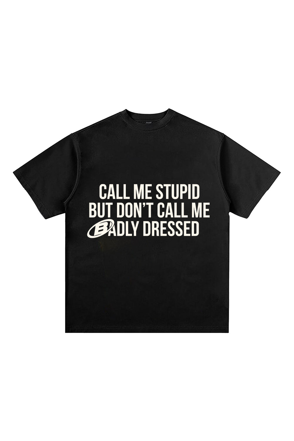 Drip Devotee Black Oversized T-shirt