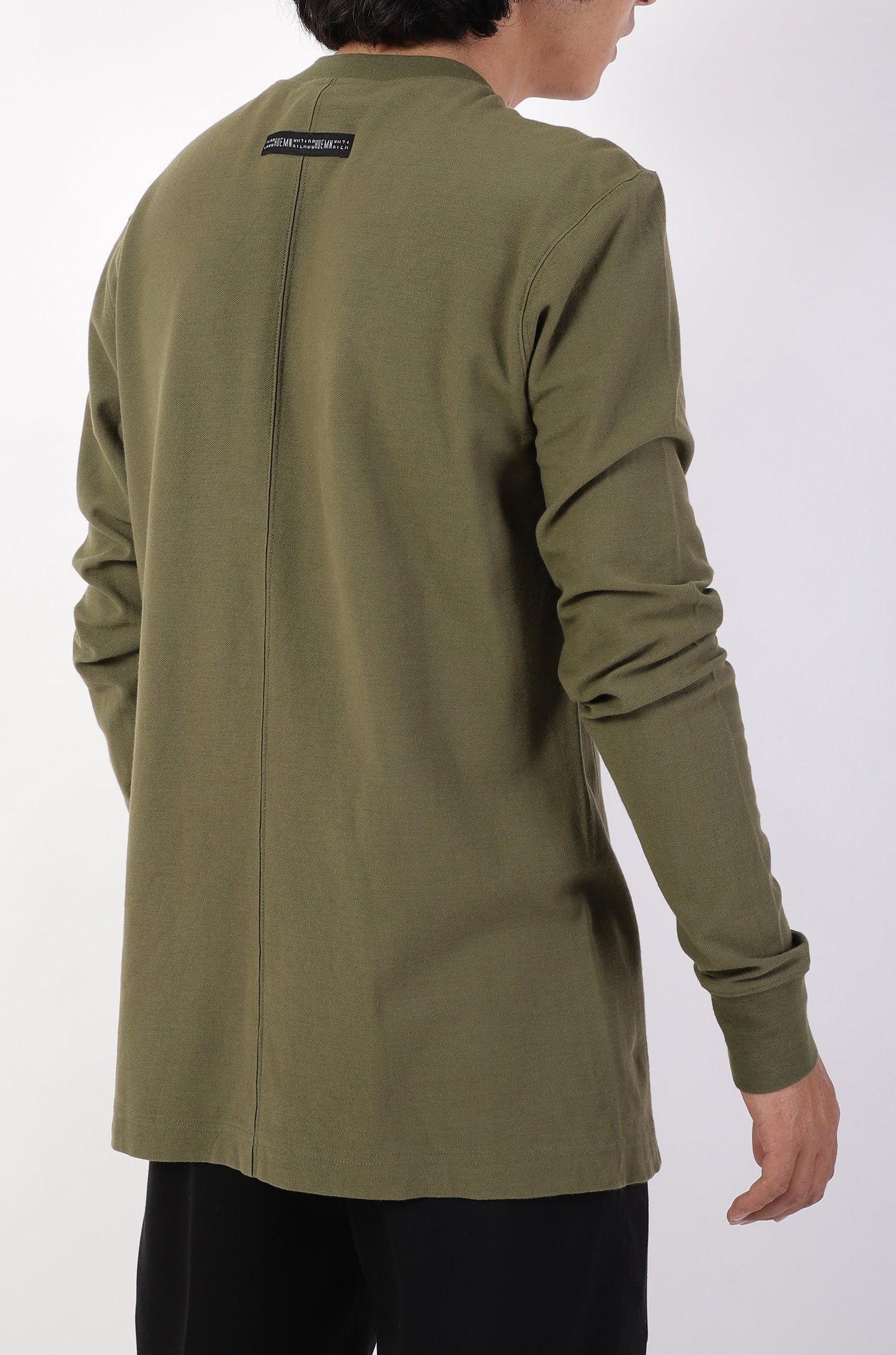 Huemn Basics Fitted Mens T-Shirt (Olive)