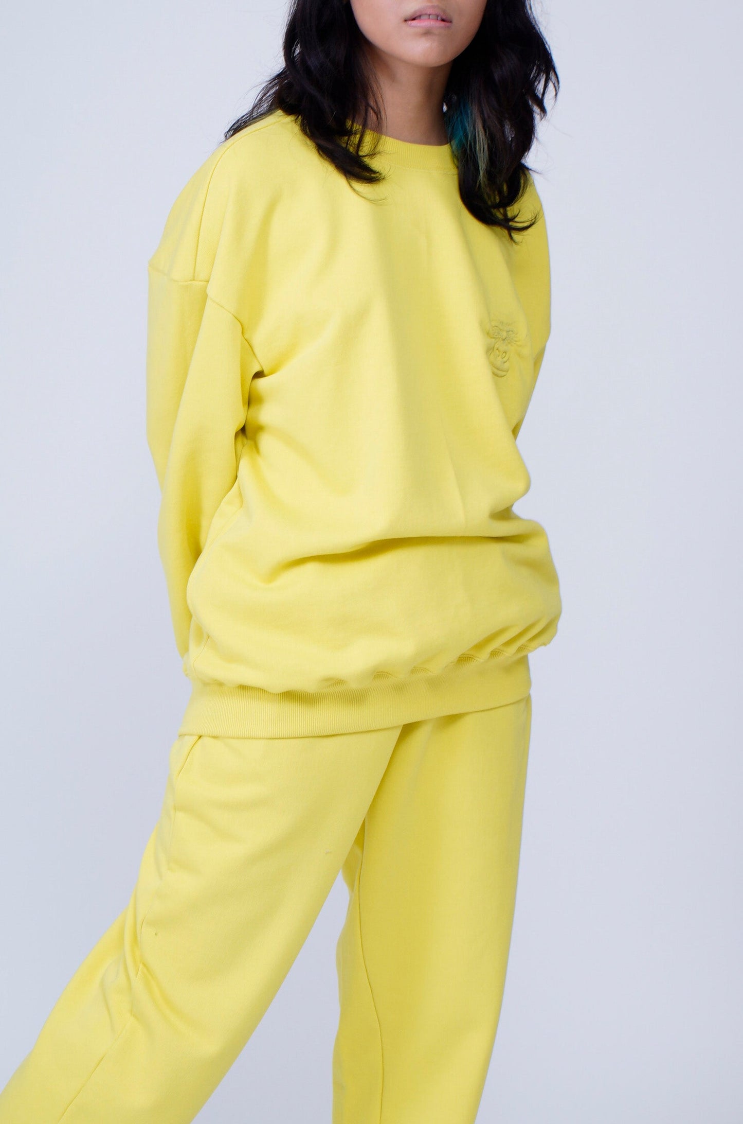 Huemn Gorilla Insignia Co-Ords Set (Lemon Yellow)