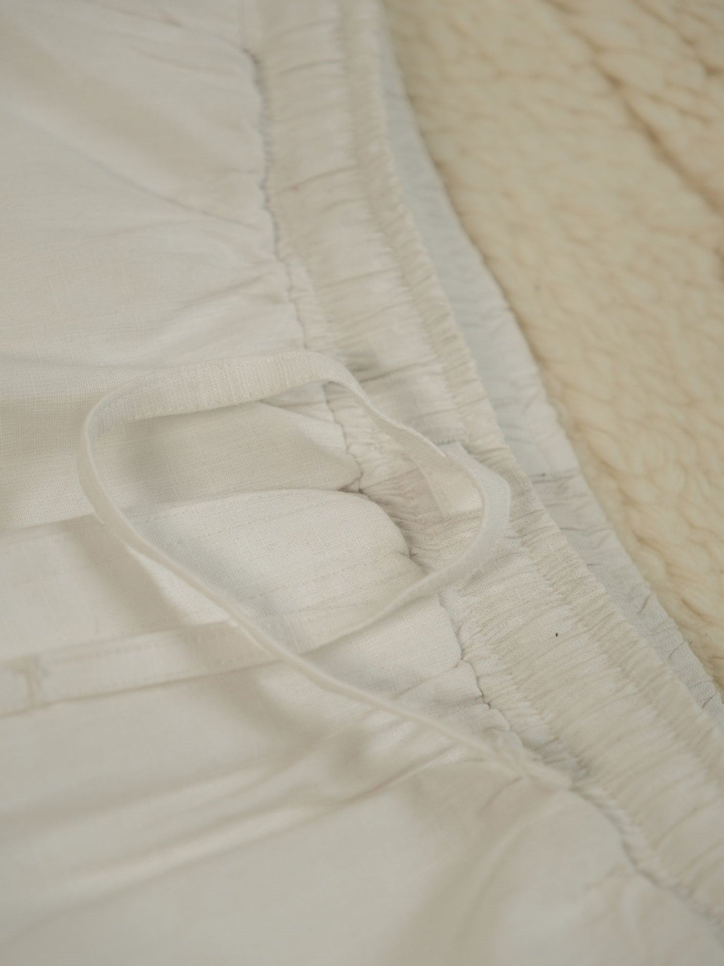 Linen Pant - Vanila White