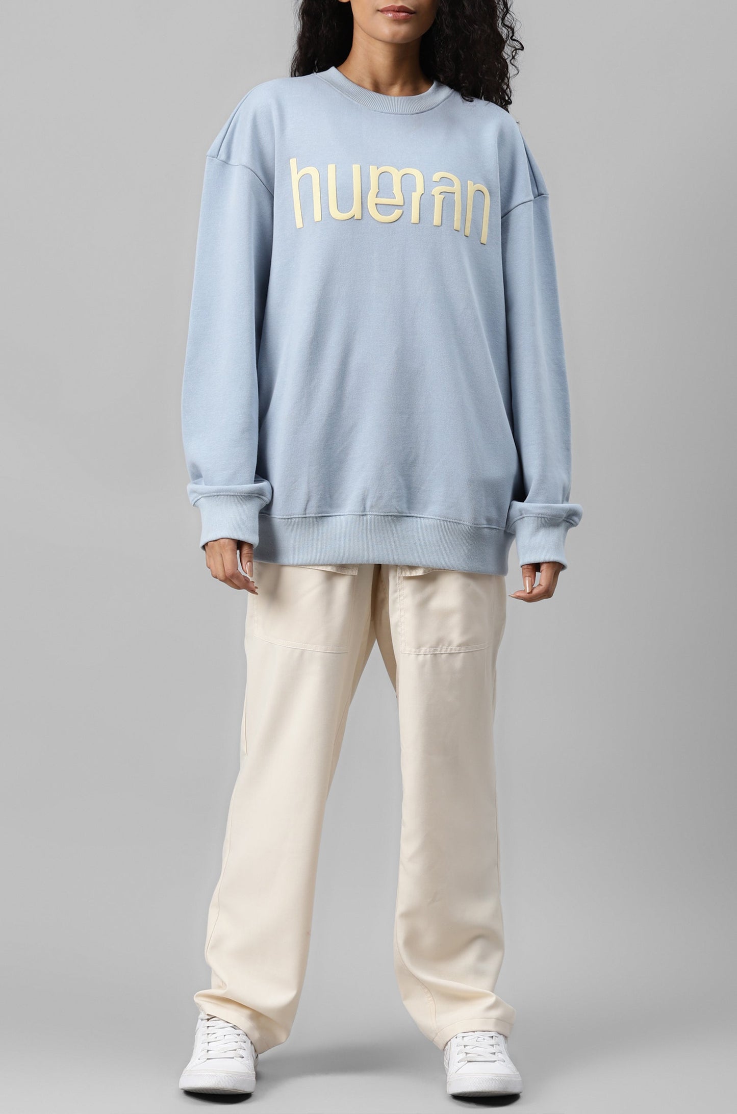 Huemn Human Sweatshirt (Powder Blue)