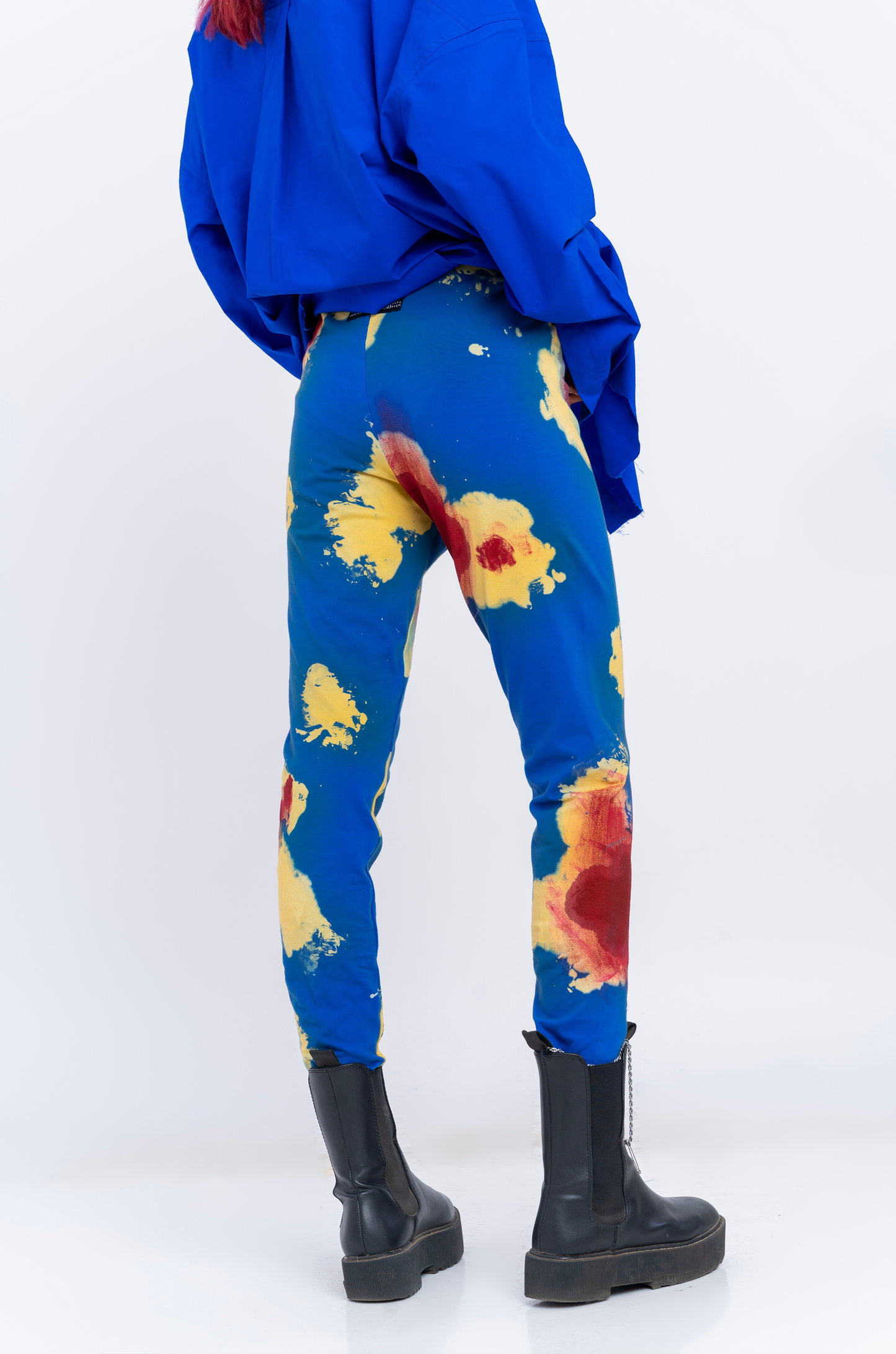 Huemn Blood Washed Leggings (Blue)