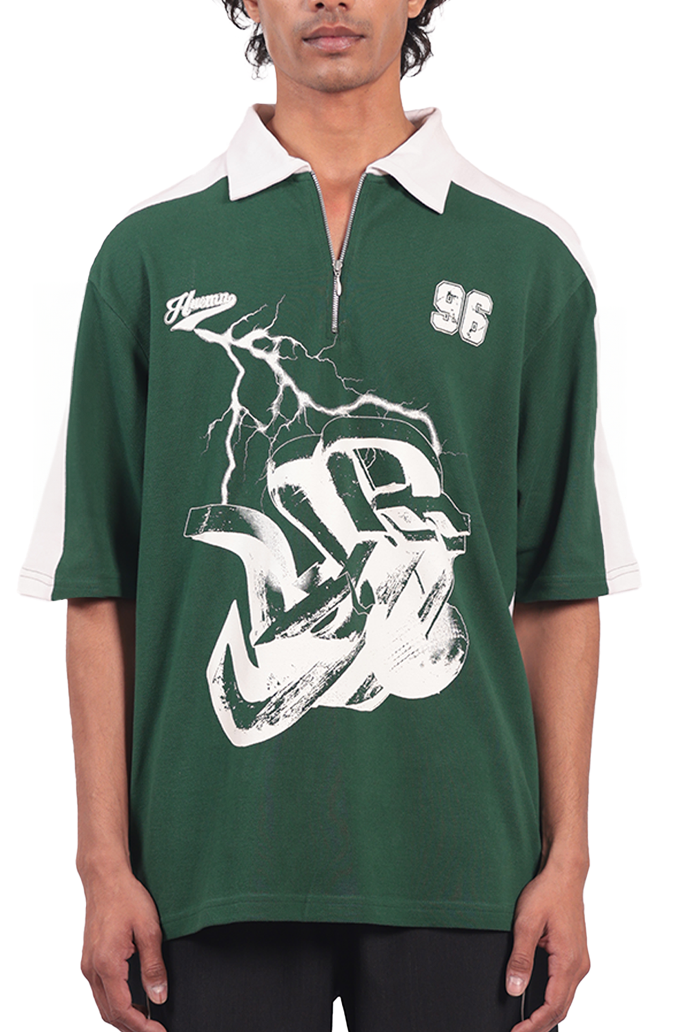 Shreyas Iyer x HUEMN 'Fiyer' T-shirt (Green)