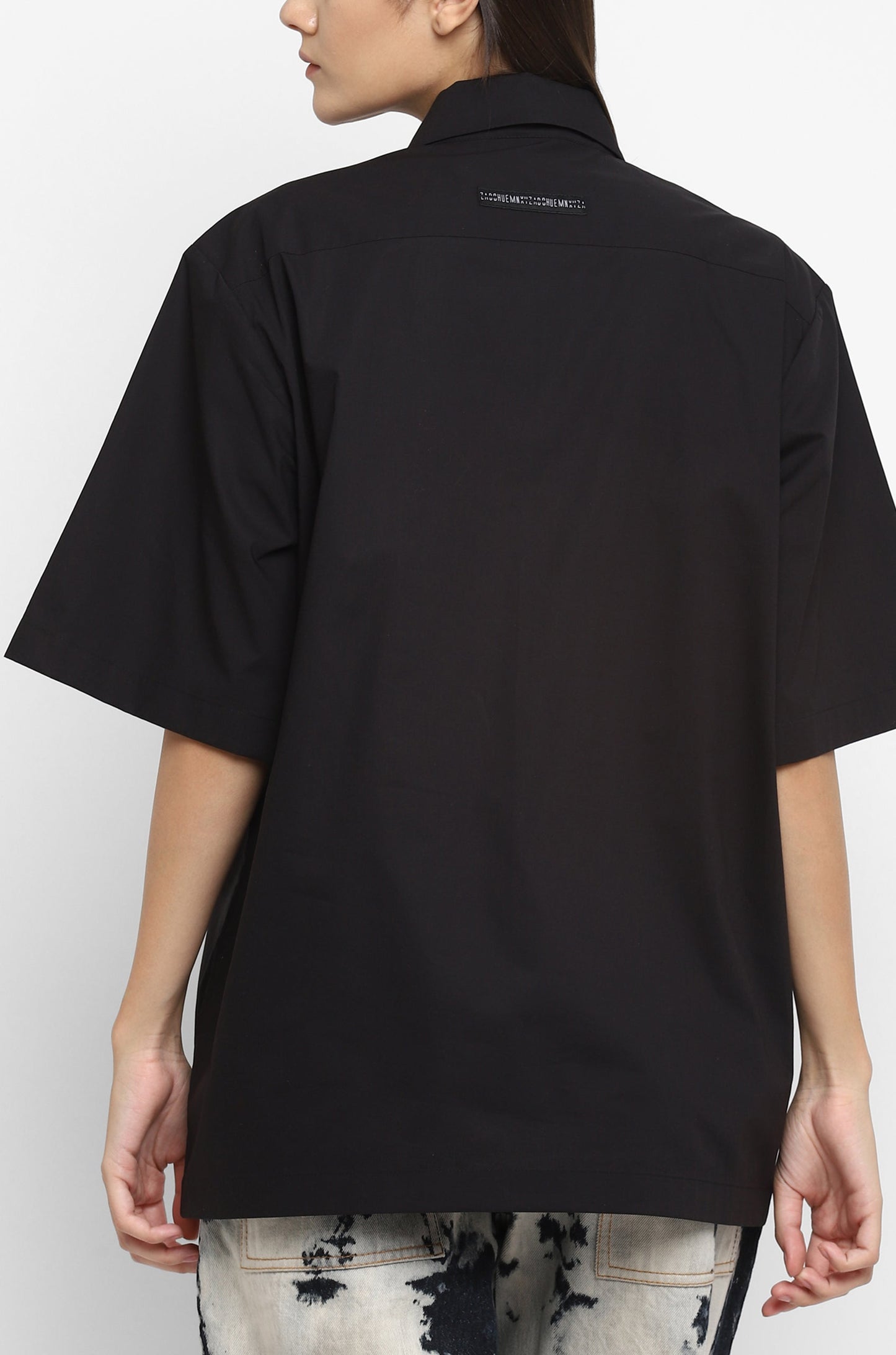 Handcrafted 'Shadow' Safari Shirt (Black)