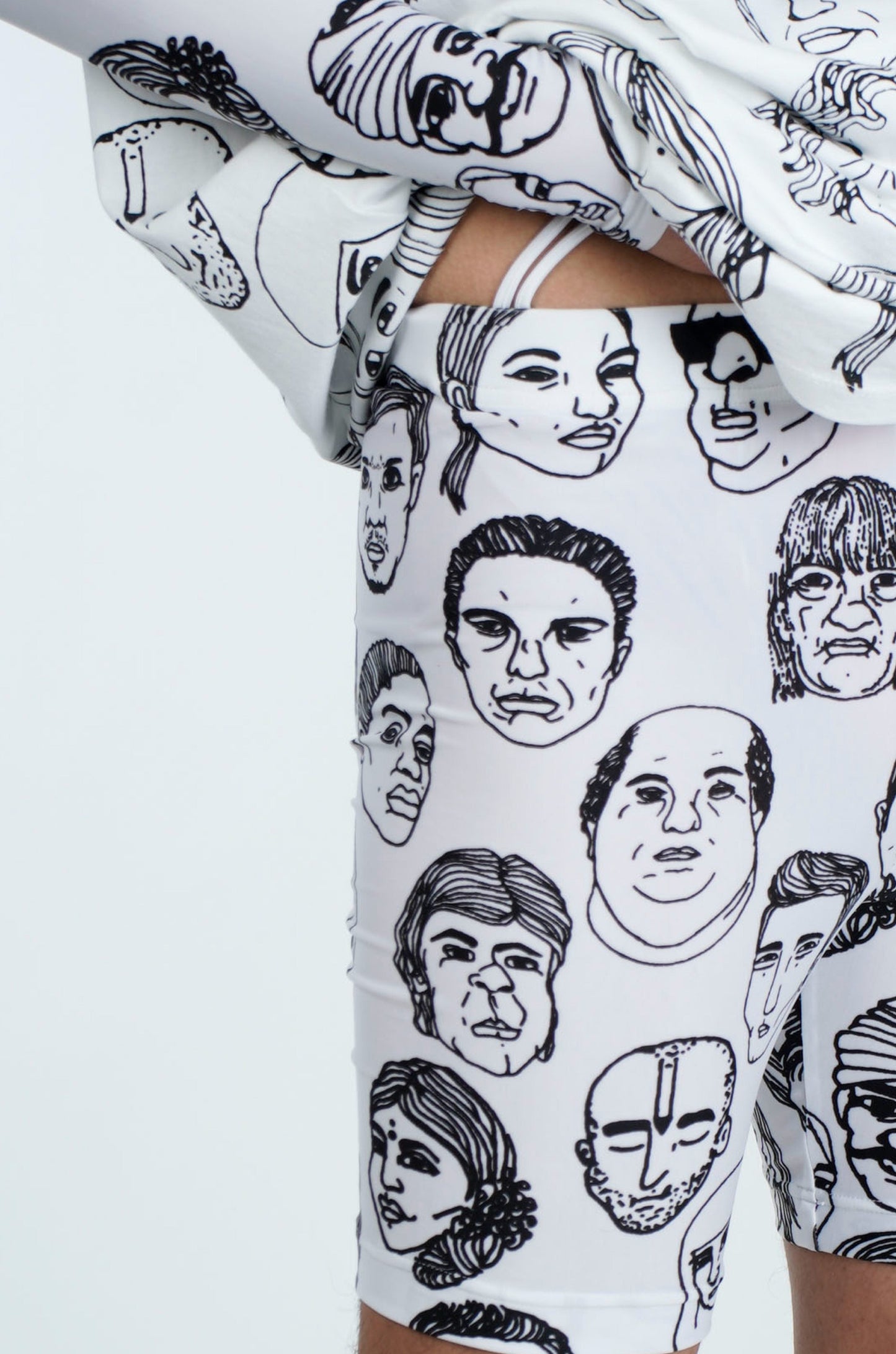 Diversity Bike Shorts (White)