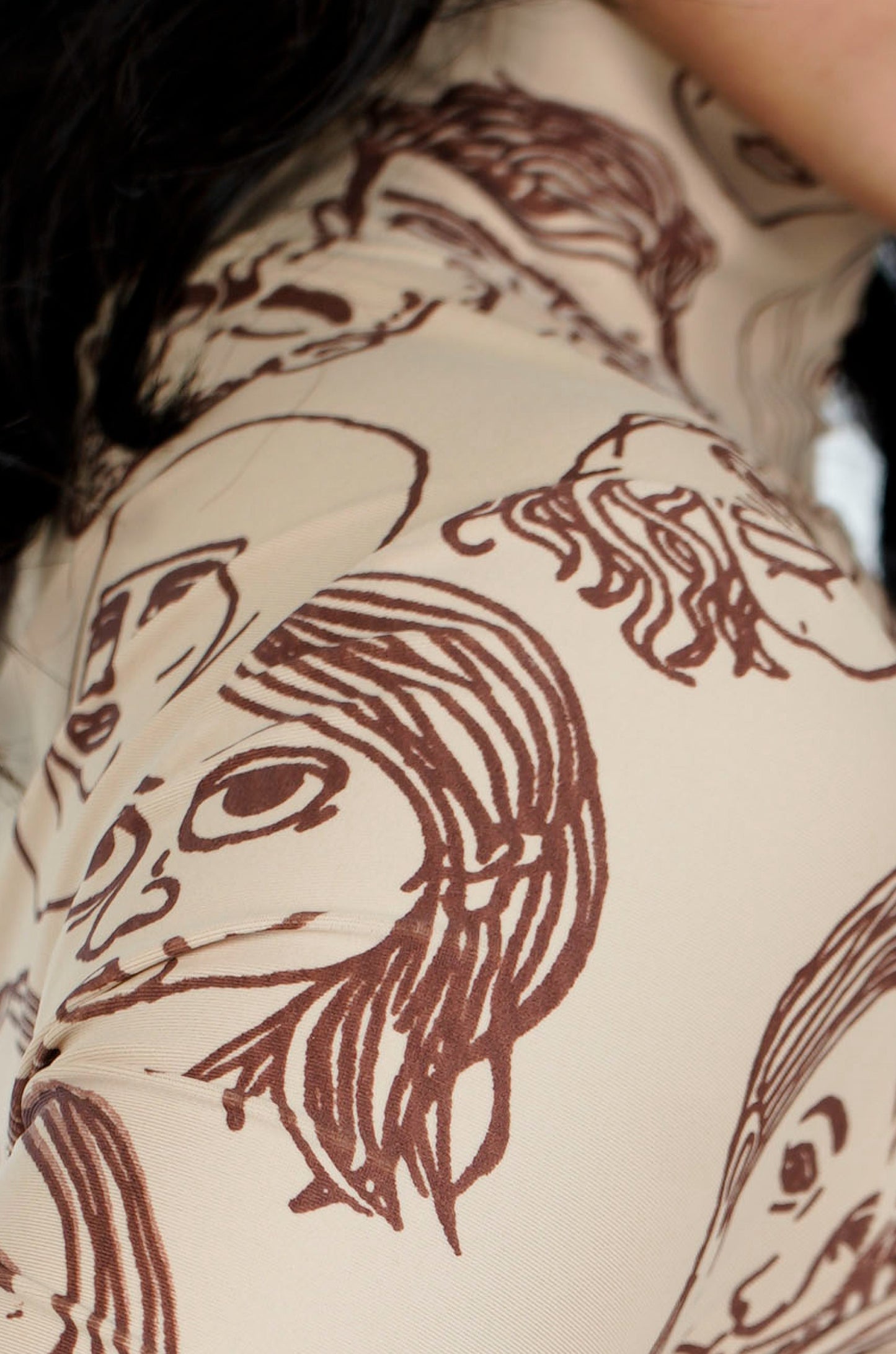 Second Skin Diversity Crop Top(Beige)