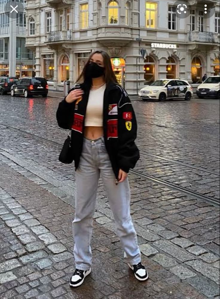 Black Ferrari F1 Racing Jacket – Premium Streetwear Edition - Prime Fitz