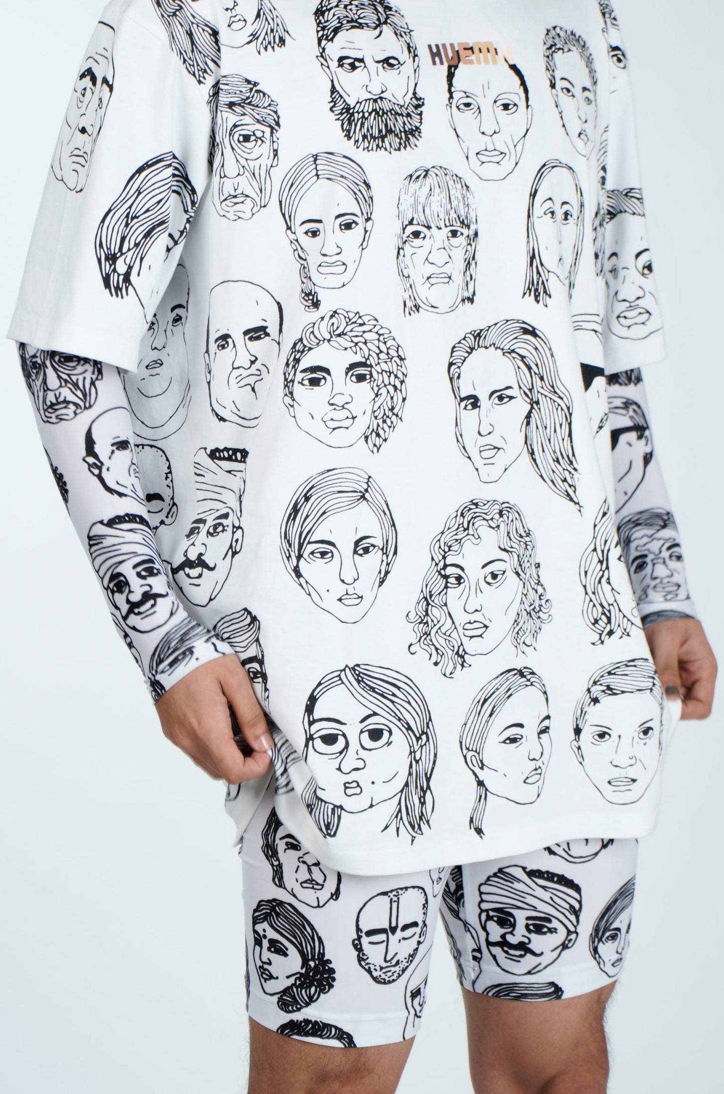 Diversity Bike Shorts (White)