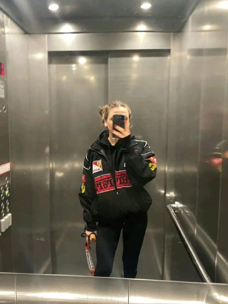 Black Ferrari F1 Racing Jacket – Premium Streetwear Edition - Prime Fitz