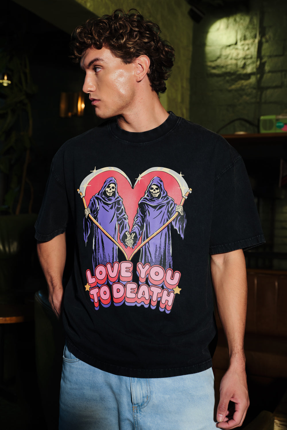 Love You To Death Oversized T-Shirt