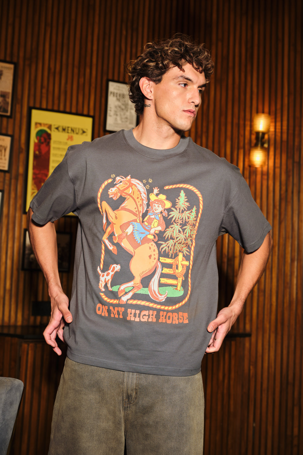 Green Rider Oversized T-Shirt