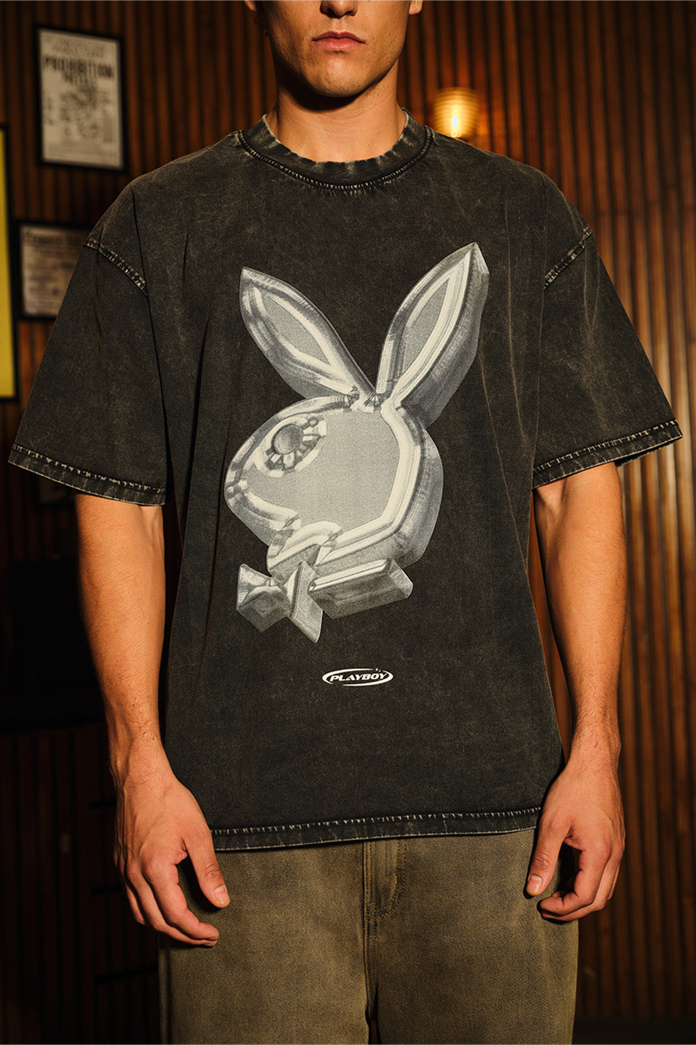 Metallic Rabbit Oversized T-shirt