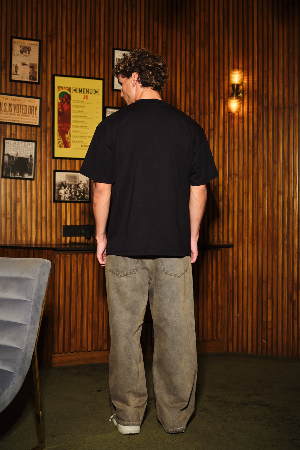 Back On My Bullshit Black Oversized T-Shirt