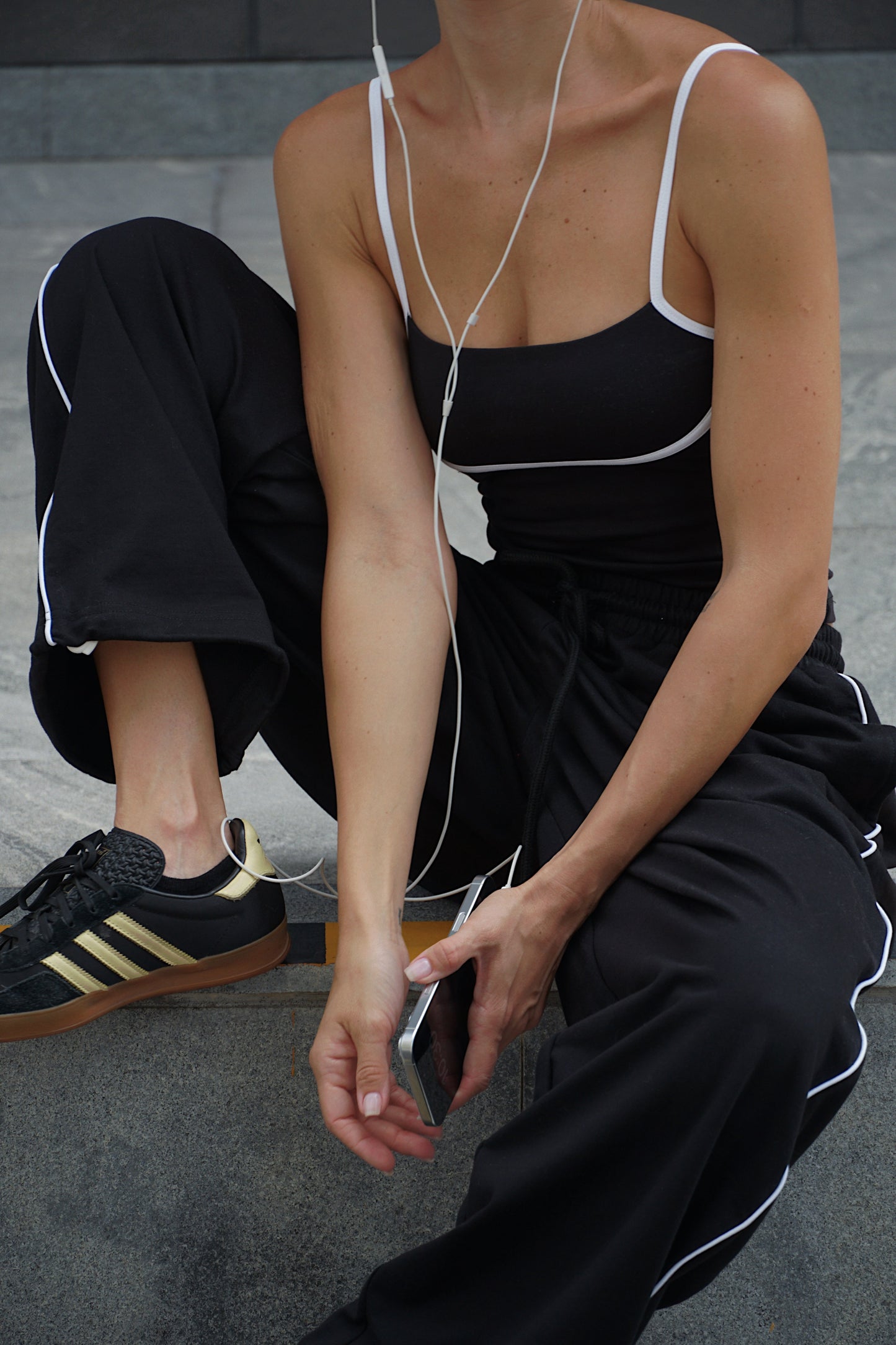 Black Essential Cami Top