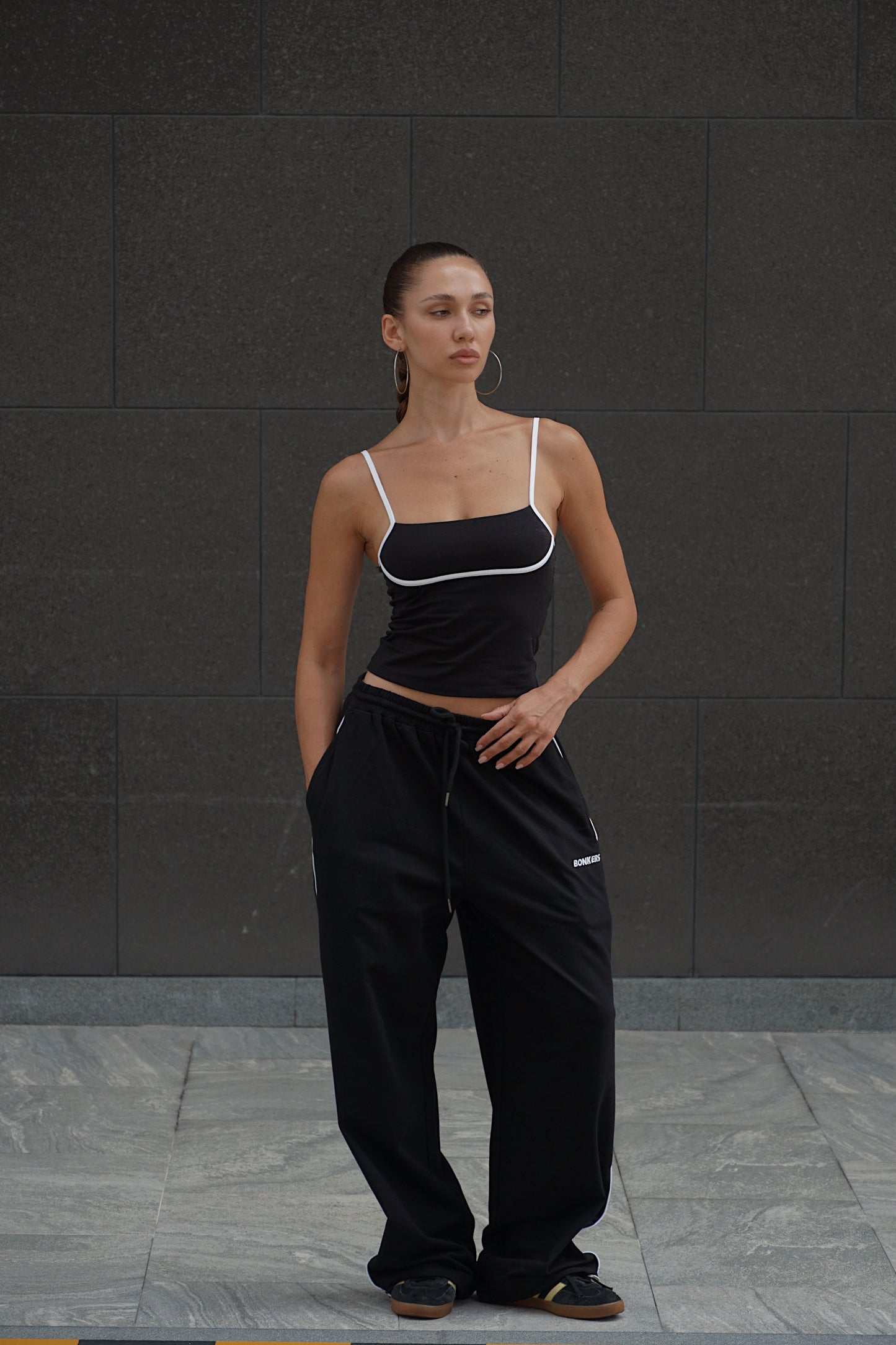 Black Essential Cami Top