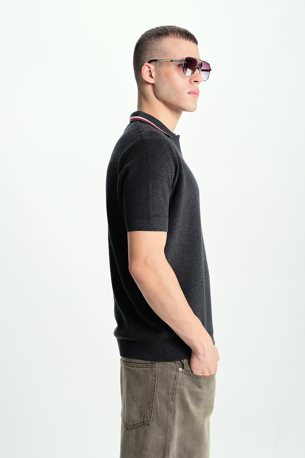 Blackout Knit Polo
