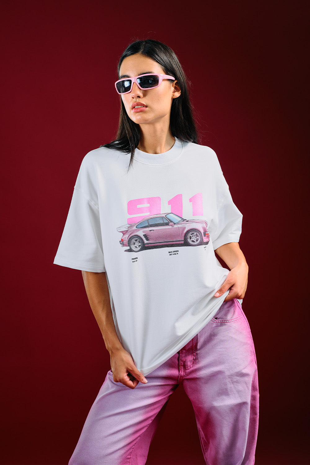 Blush Machine Oversized T-shirt