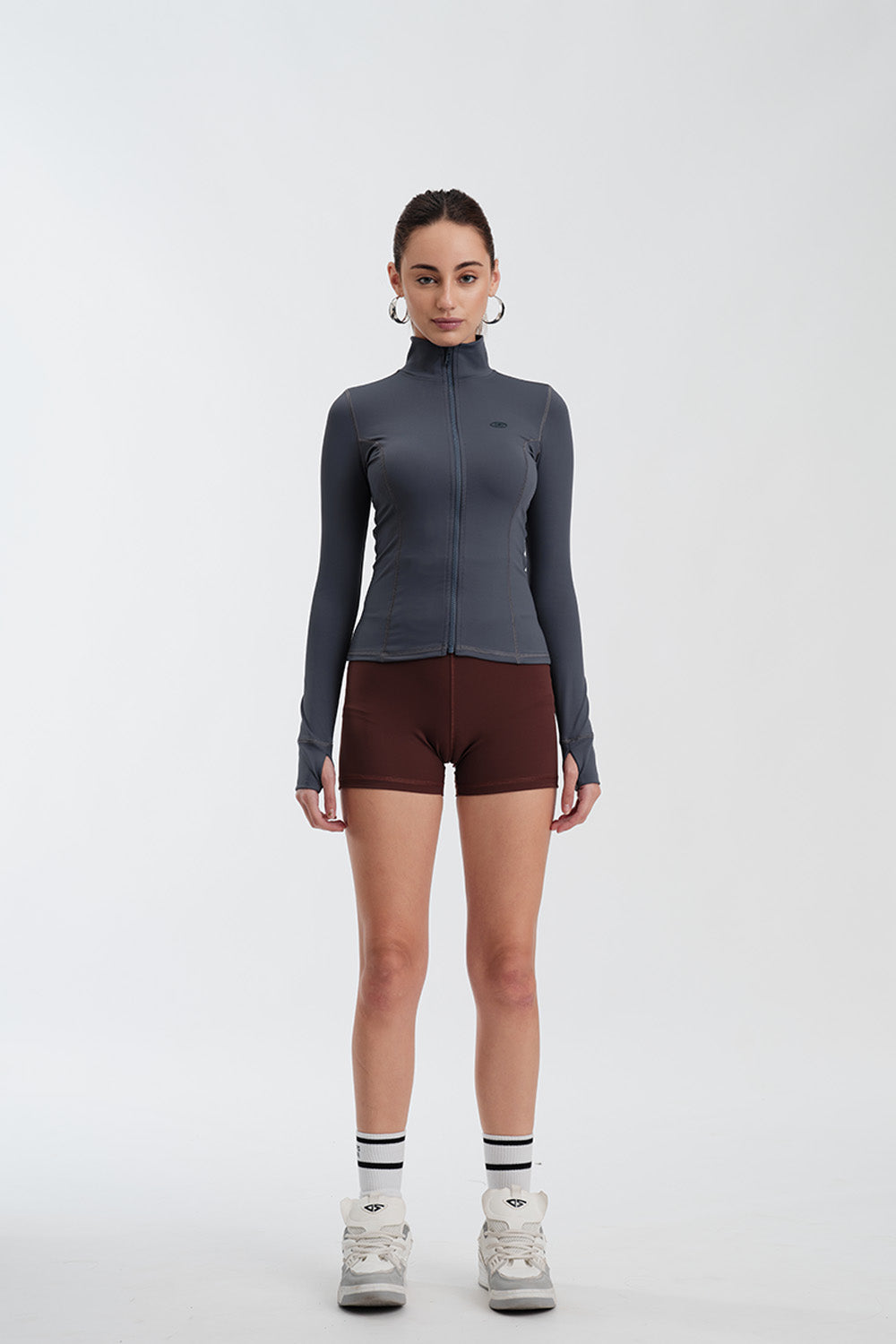 Topaz Grey Defined Regular Jacket