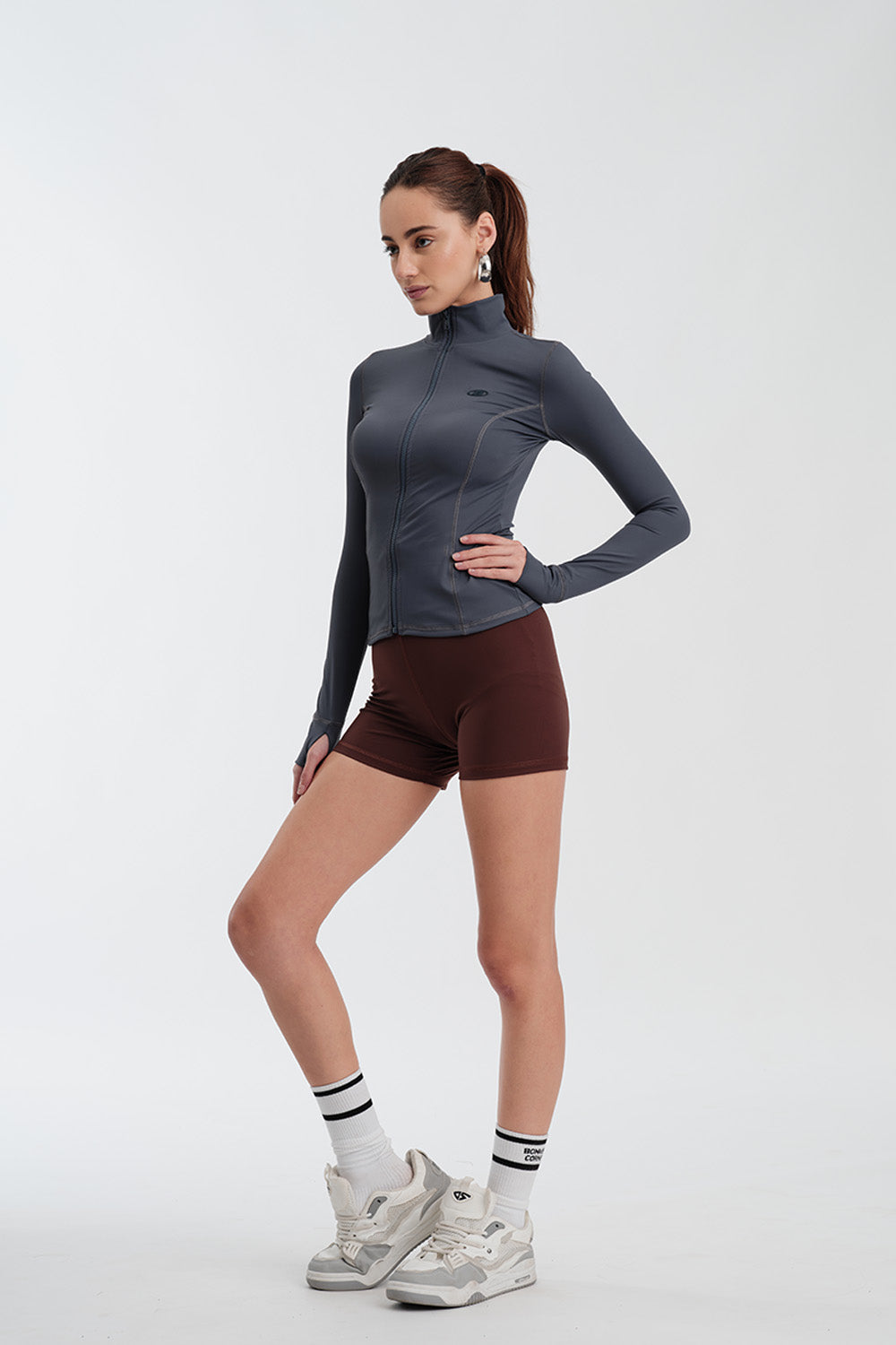 Topaz Grey Defined Regular Jacket