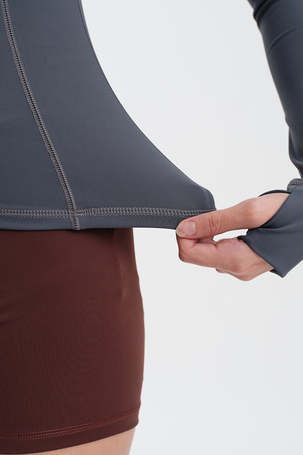 Topaz Grey Defined Regular Jacket