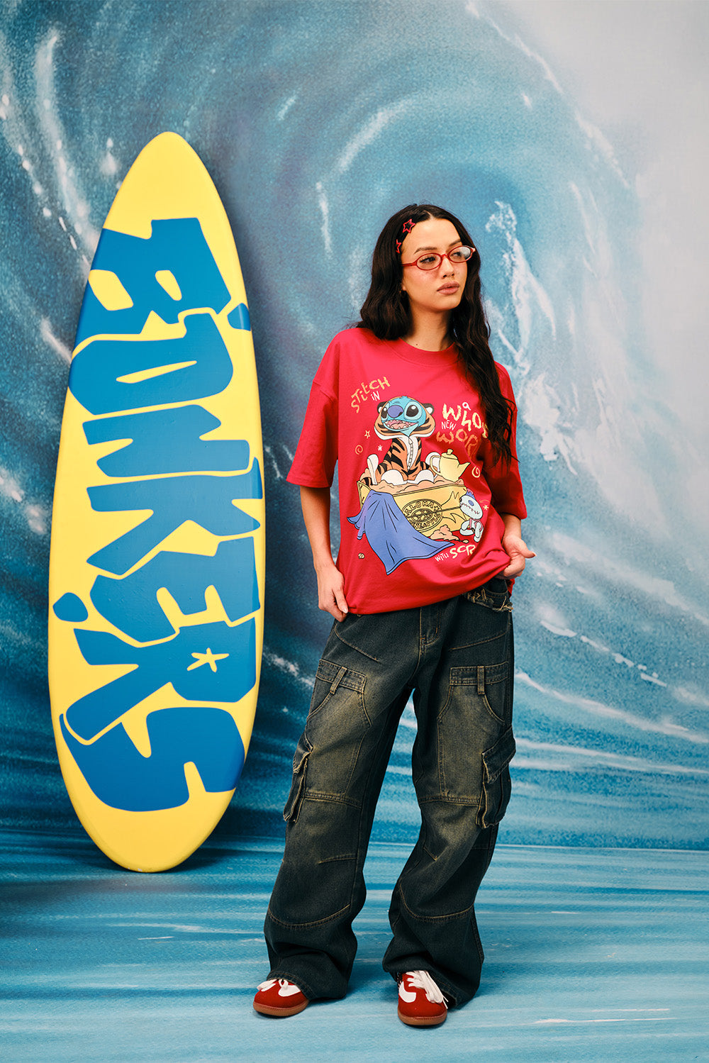 Stitch's Whole New World Oversized T-shirt