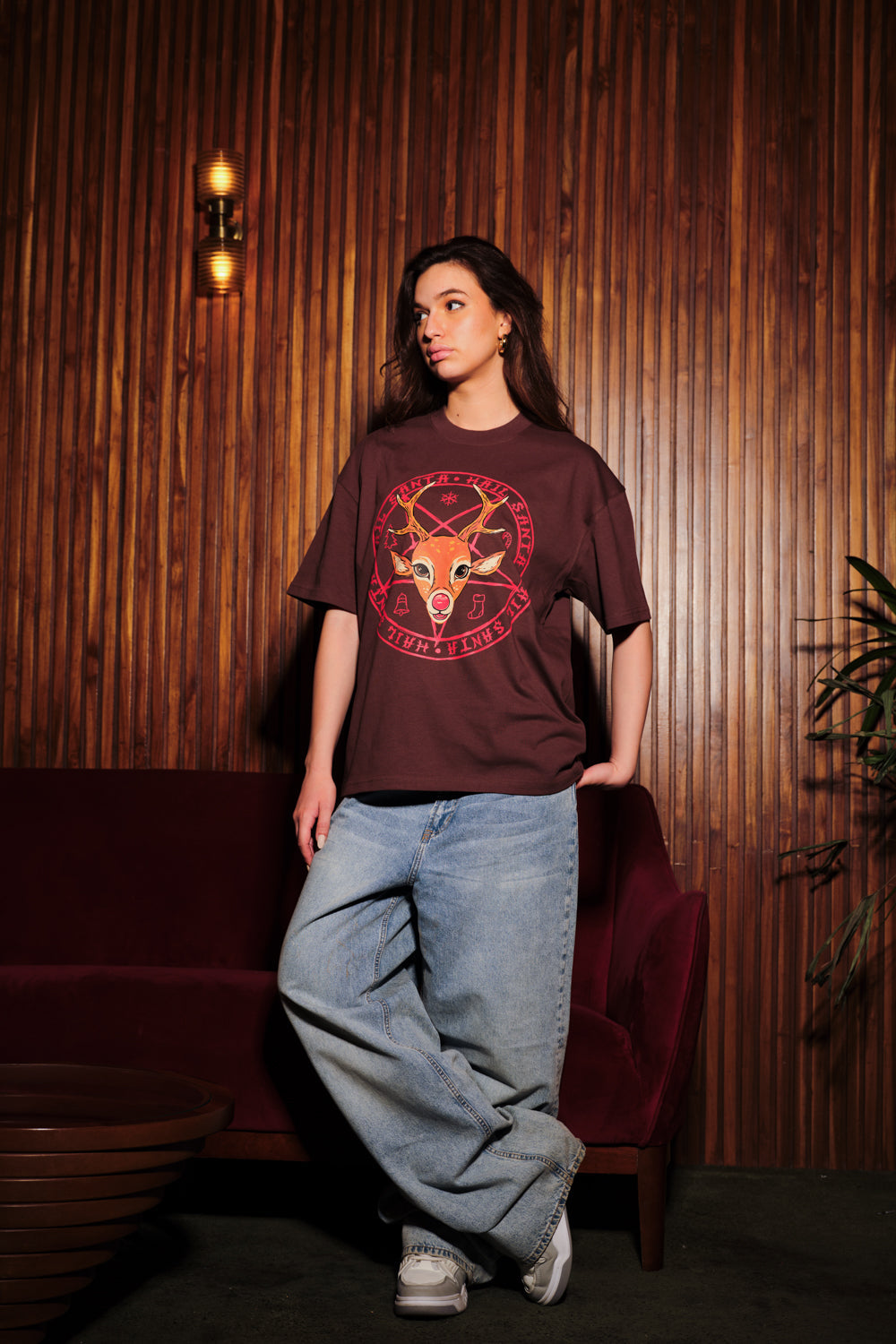 Hail Santa Oversized T-Shirt