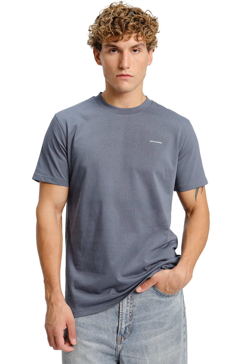 Glacier Grey Supima Regular Fit T-shirtÂ