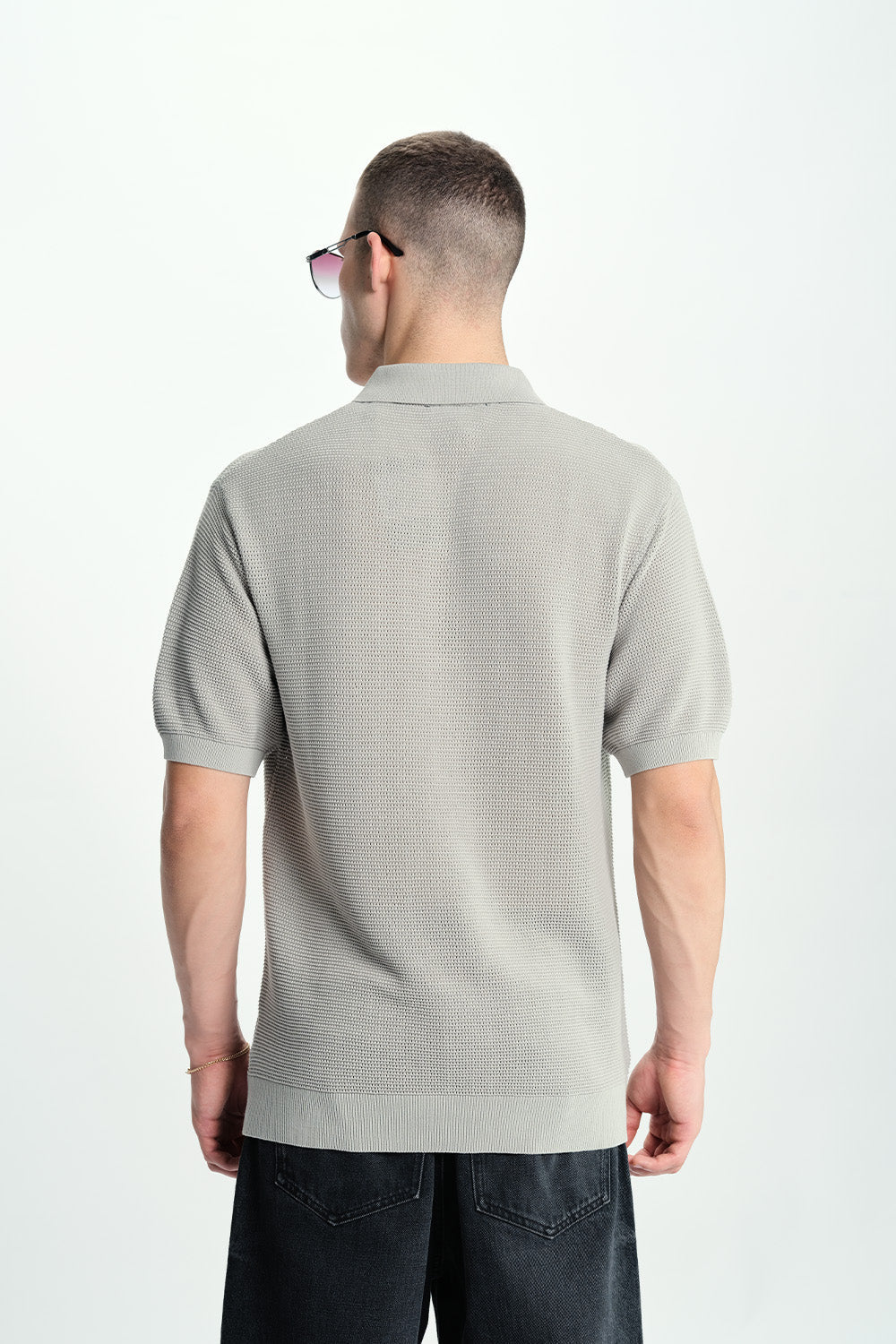 Silver Lining Knit Premium Polo