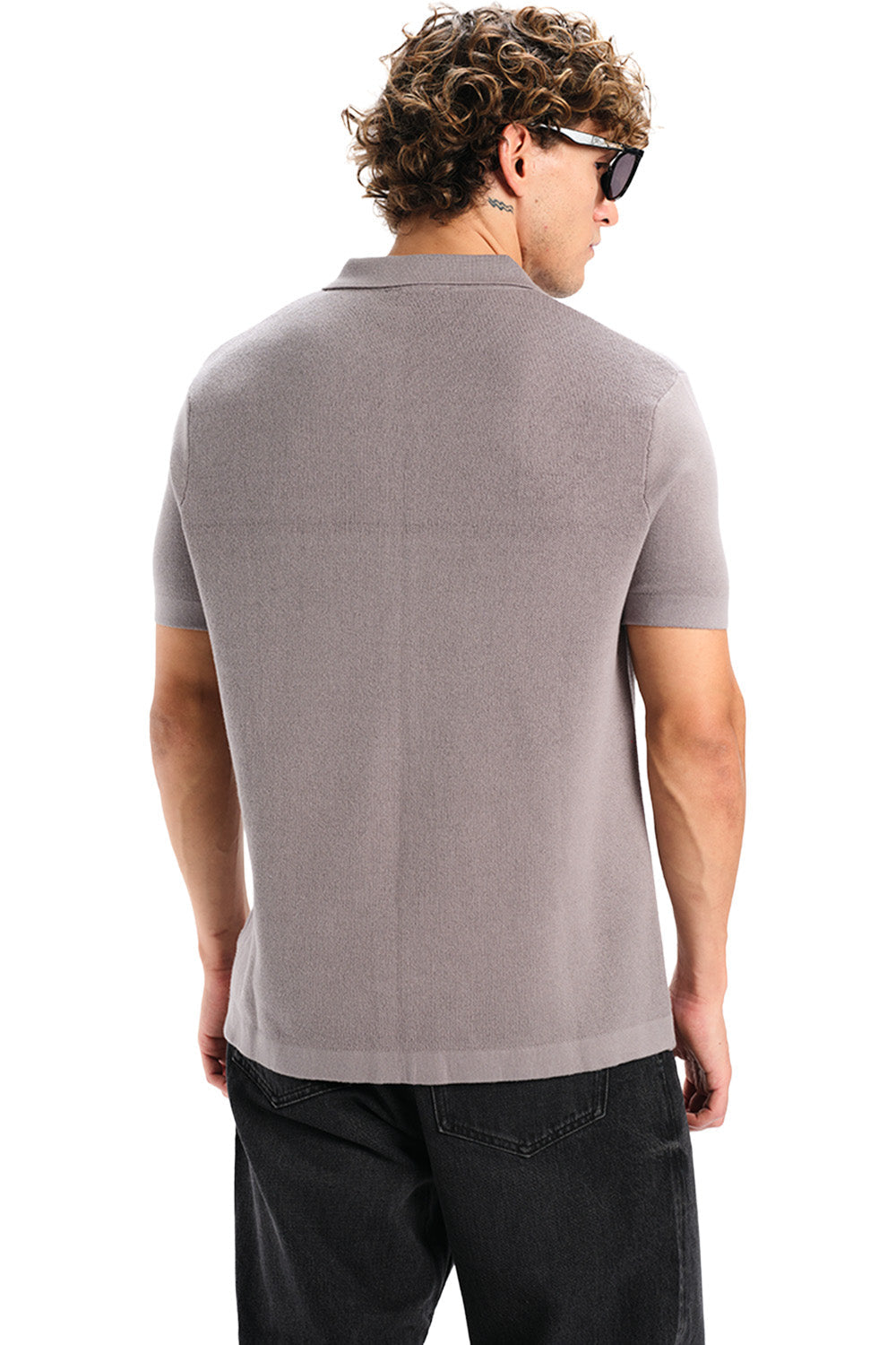 Grey Muse Casual Half Sleeve Shirt