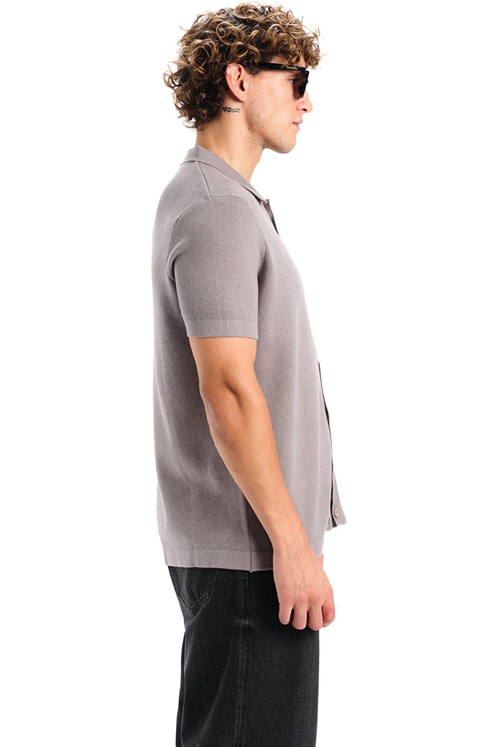 Grey Muse Casual Half Sleeve Shirt