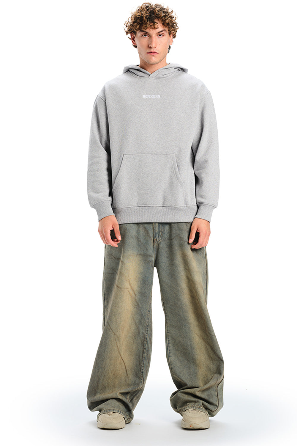 Signature Grey Melange Hoodie