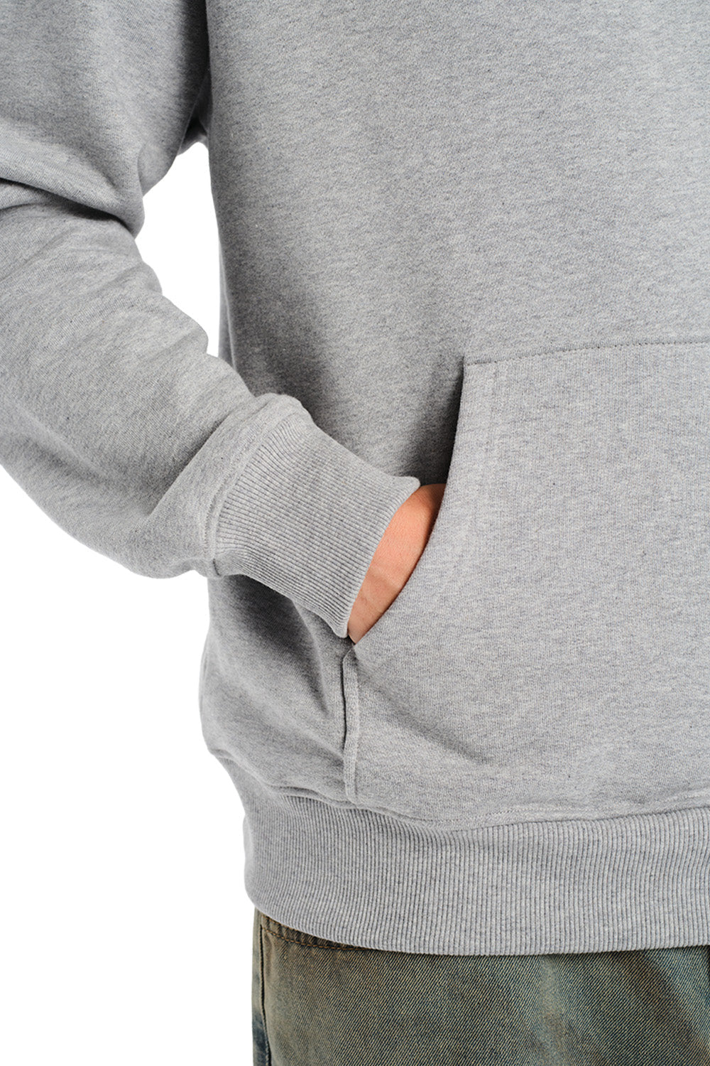 Signature Grey Melange Hoodie