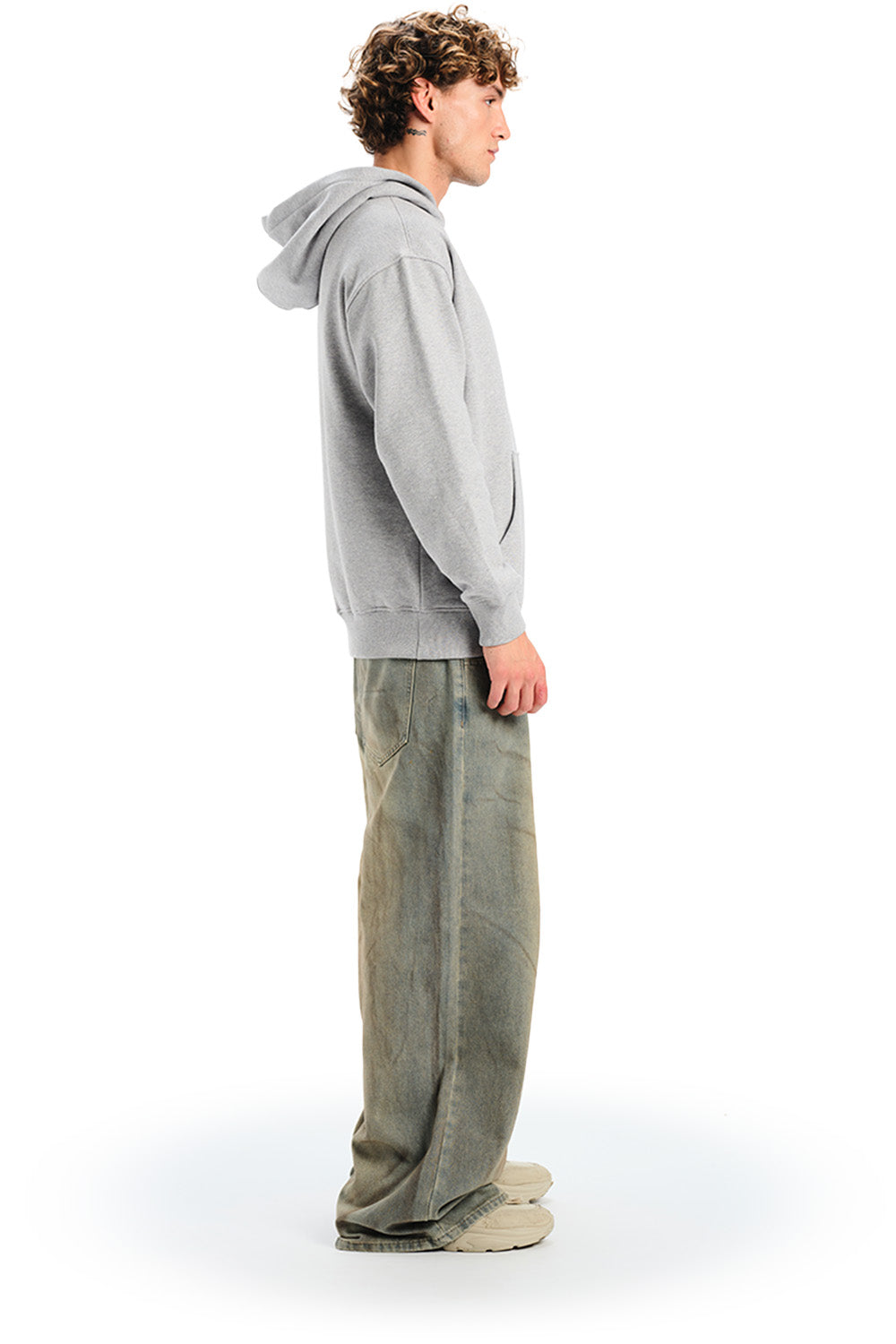 Signature Grey Melange Hoodie