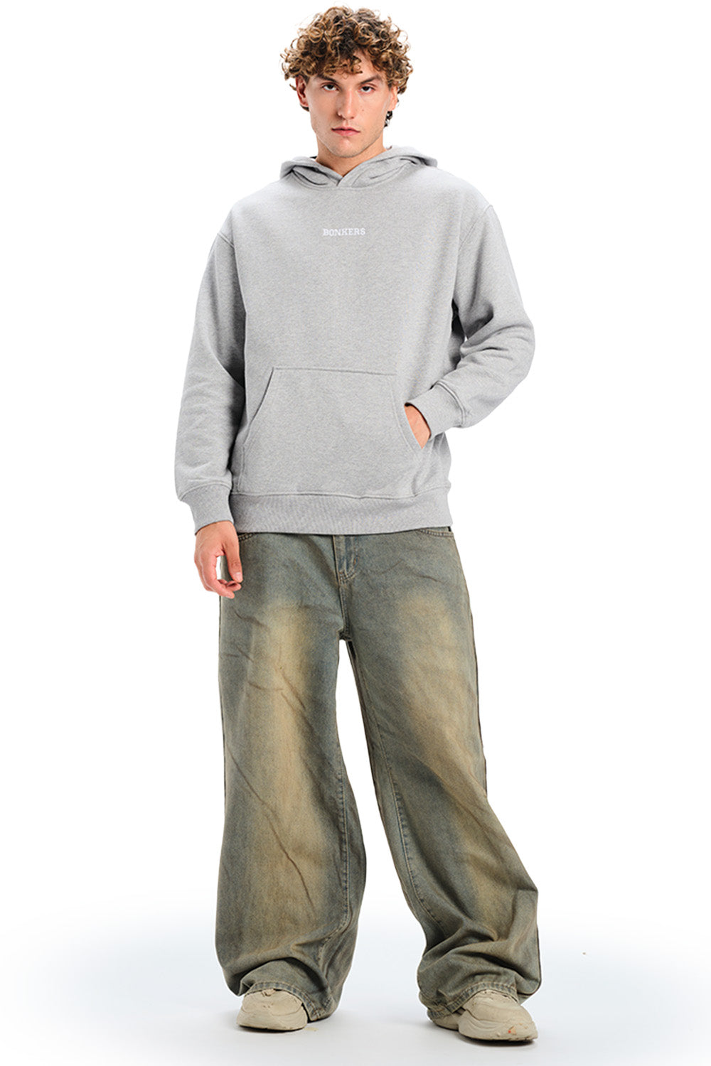 Signature Grey Melange Hoodie