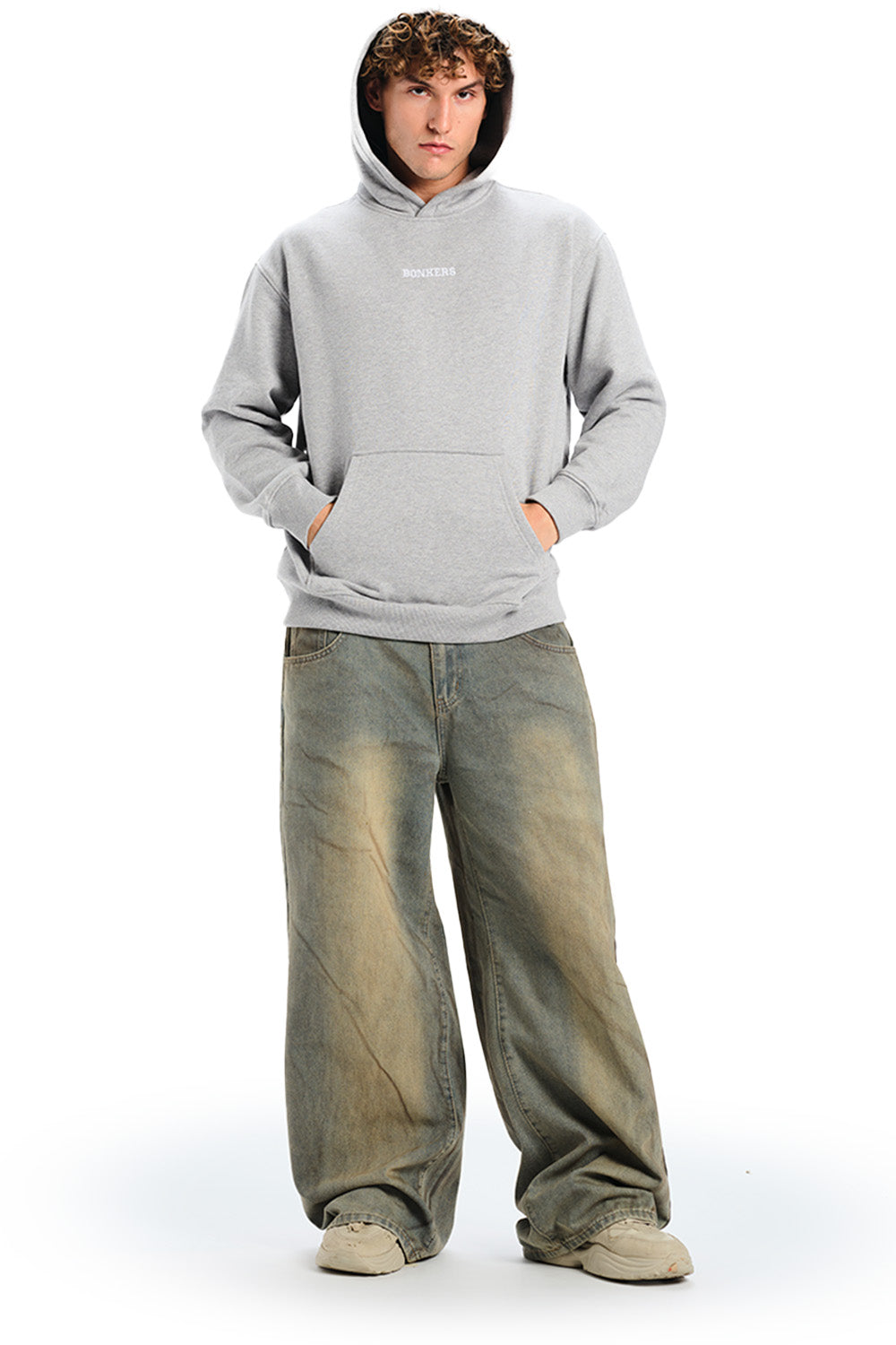 Signature Grey Melange Hoodie