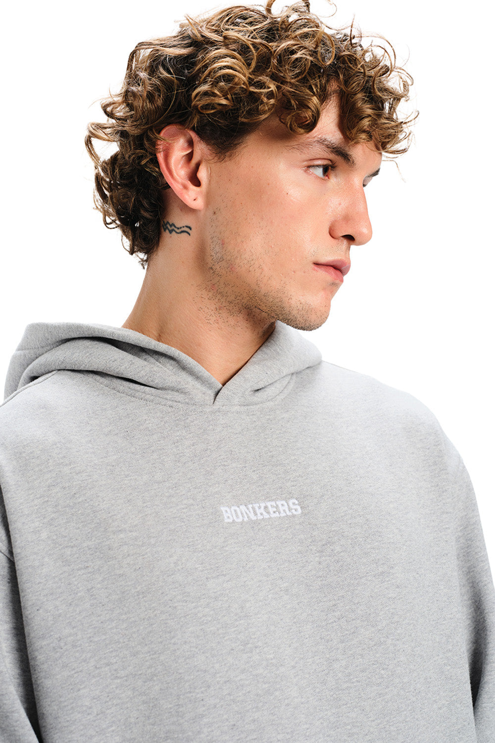 Signature Grey Melange Hoodie