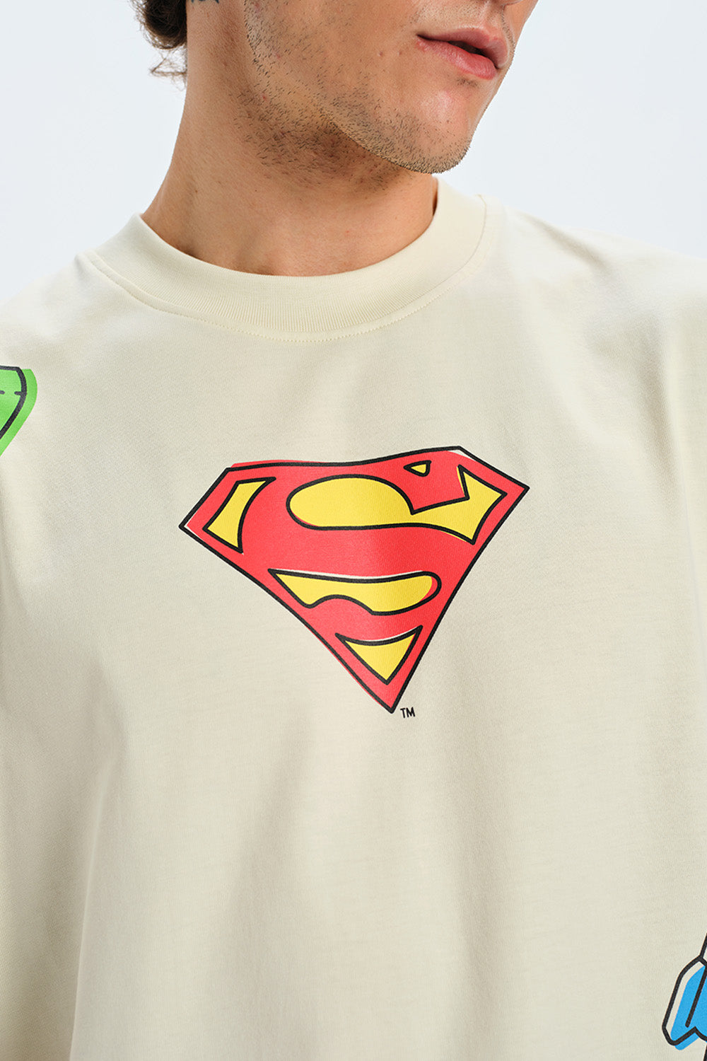 Superman Retro Comic Oversized T-shirt