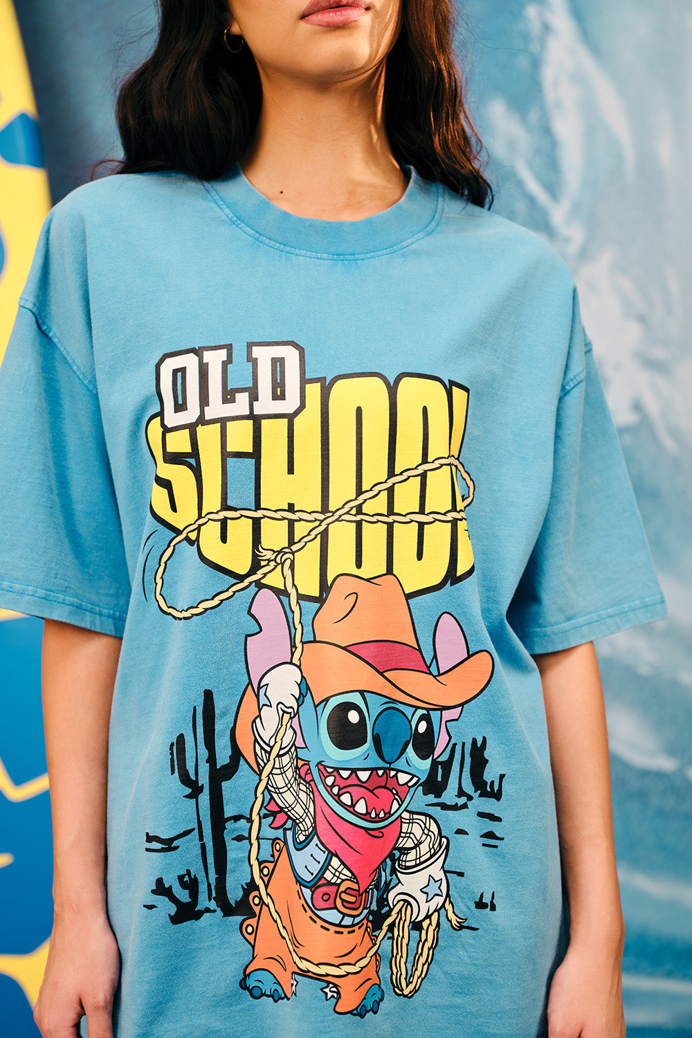 Old School Stitch Oversized T-Shirt