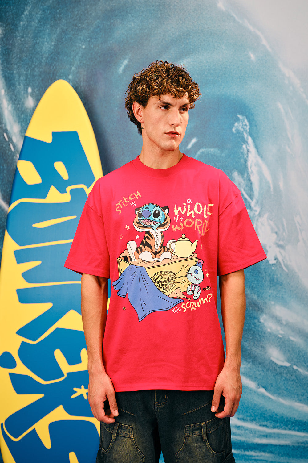 Stitch's Whole New World Oversized T-shirt