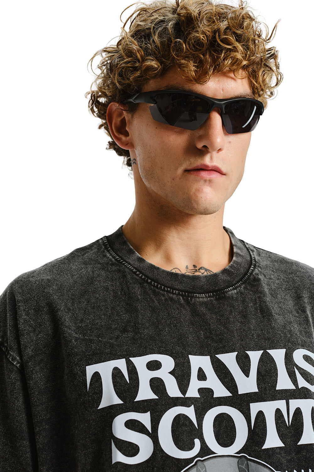 Travis Scott Faded Oversized T-shirt